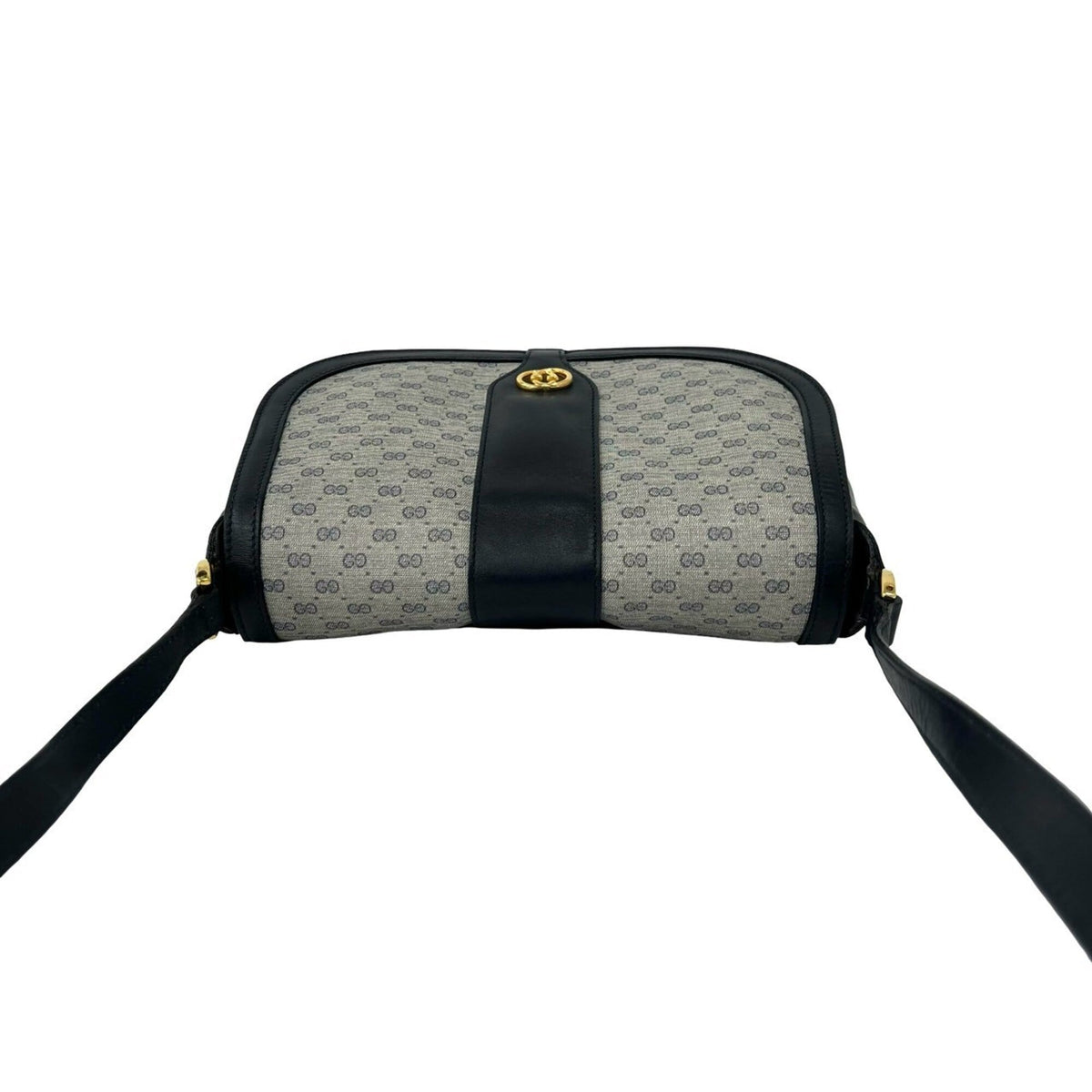 Gucci Navy Pvc Leather Pochette Shoulder Bag (Pre-Owned)