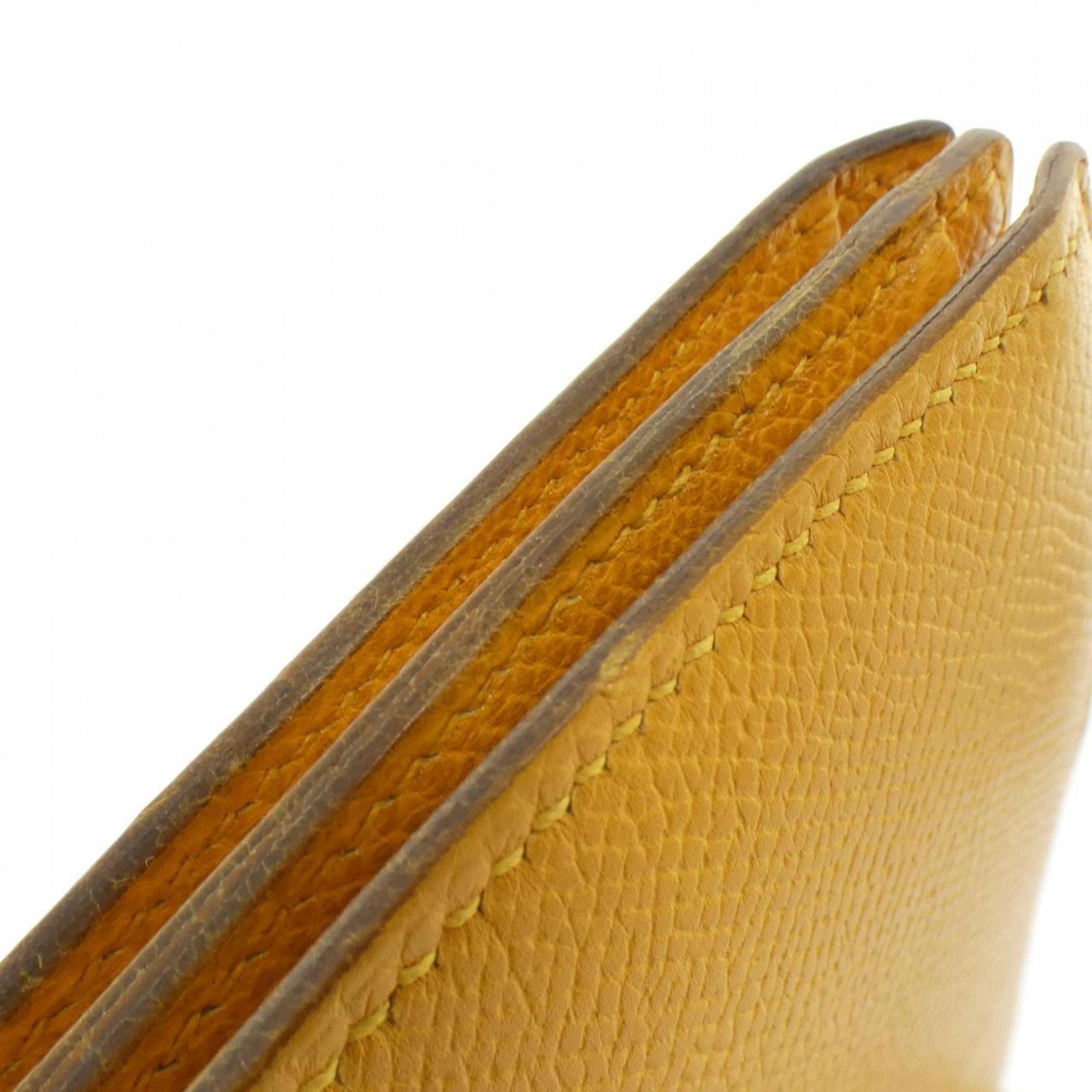 Hermes Jaune Courchevel Leather Shoulder Bag (Pre-Owned)