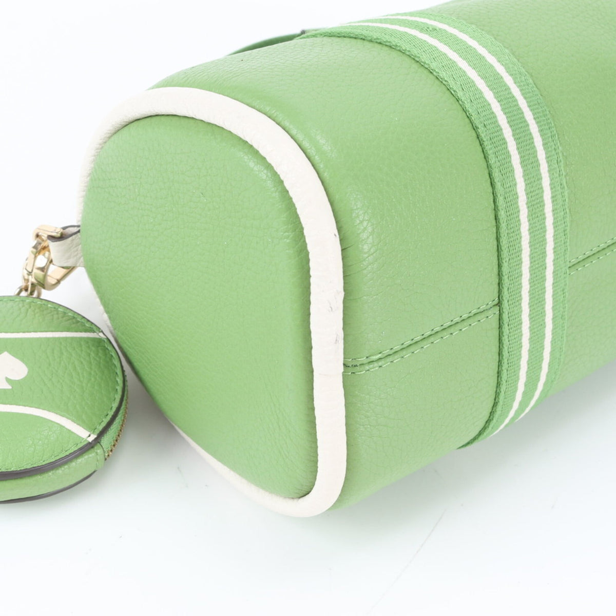 Kate Spade Green White Leather Crossbody Bag Shoulder Bag (Pre-Owned)