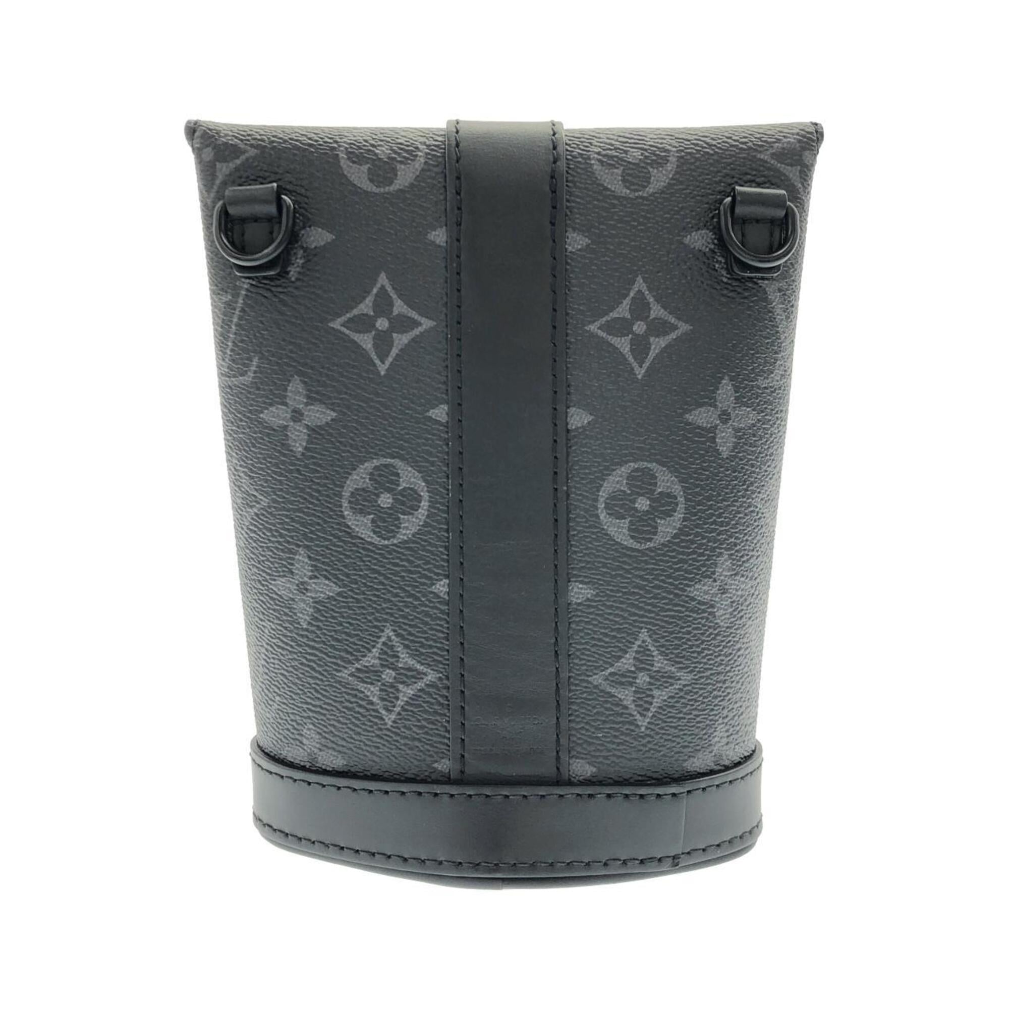 Louis Vuitton Black Coated Canvas Handbag Pouch (Pre-Owned)