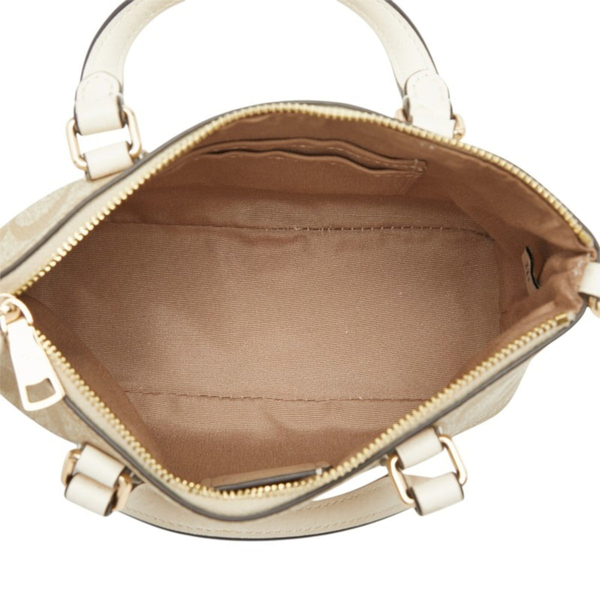 Coach Beige Pvc Leather Handbag Shoulder Bag (Pre-Owned)
