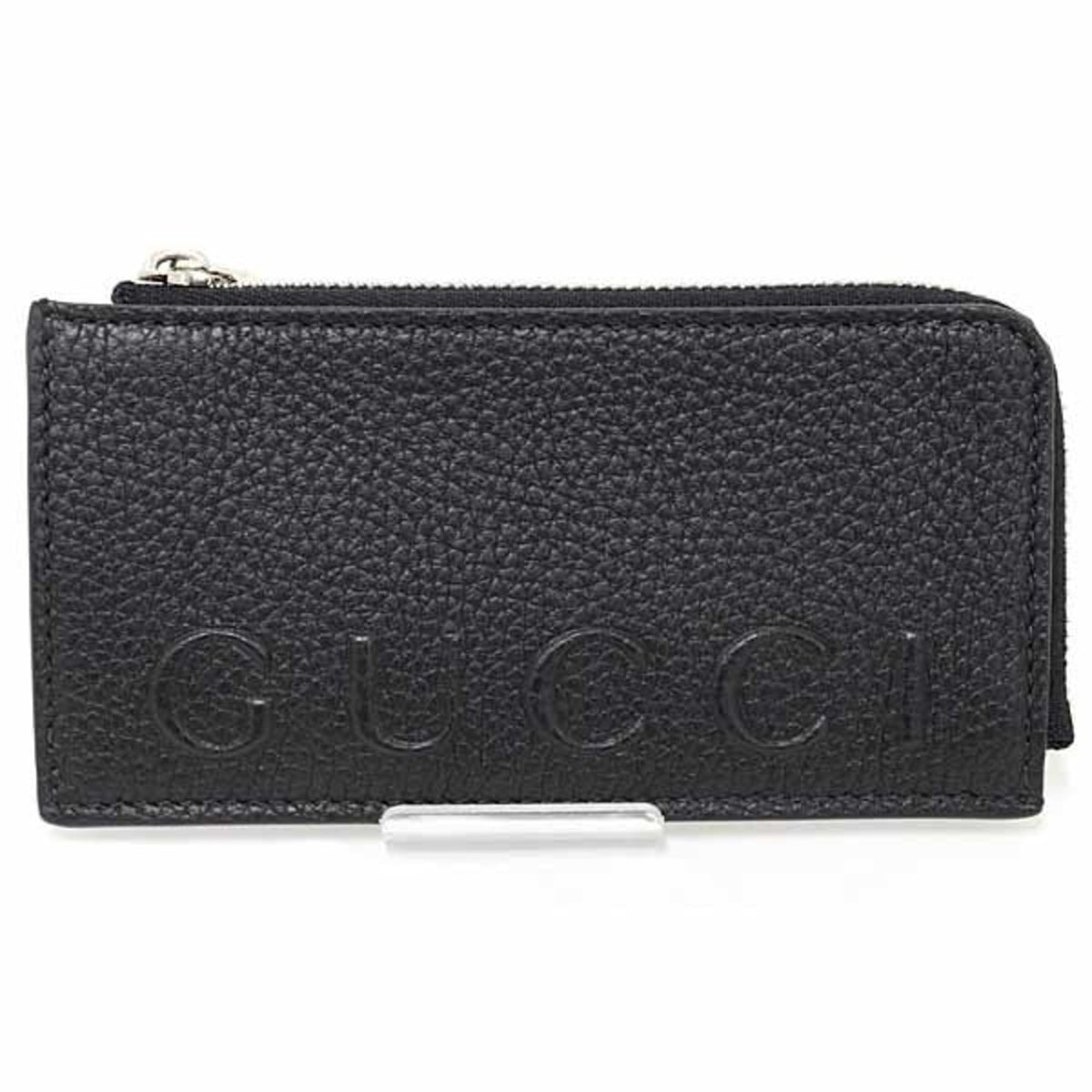 Gucci Silver Yellow Leather Card Wallet (Pre-Owned)