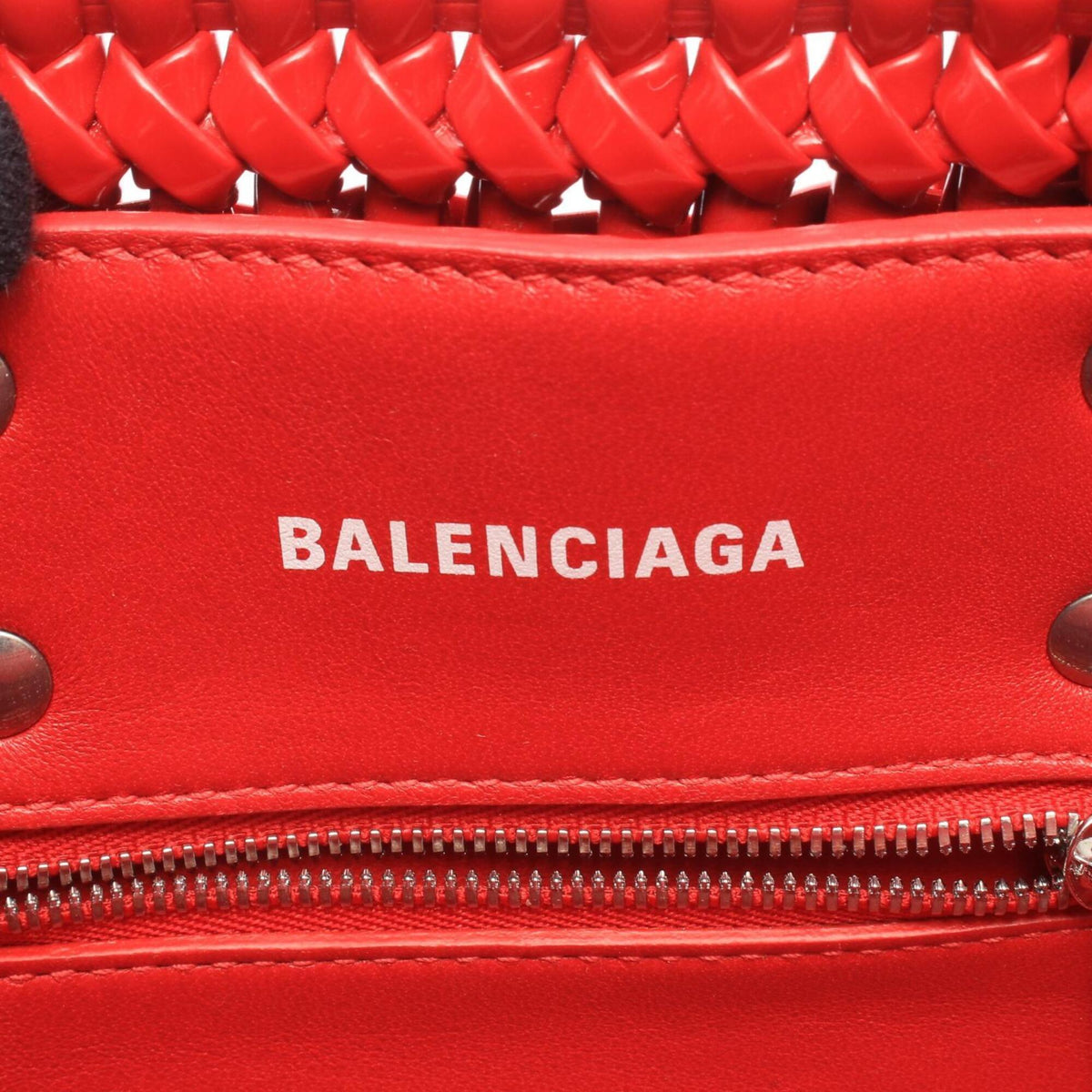 Balenciaga Red Color Leather Handbag (Pre-Owned)
