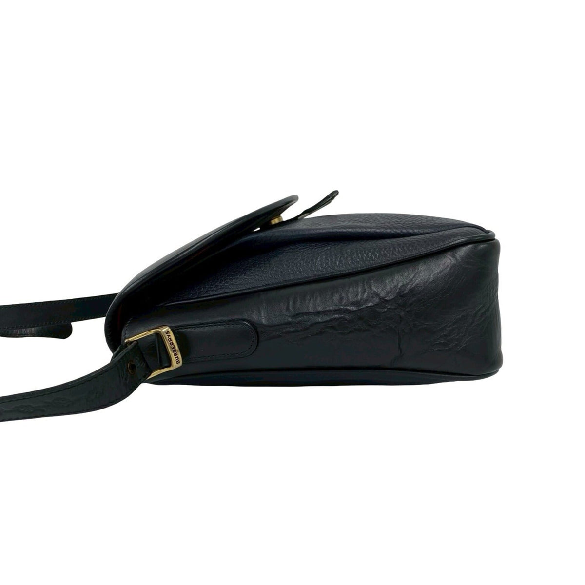 Burberry Black Leather Pochette Shoulder Bag (Pre-Owned)