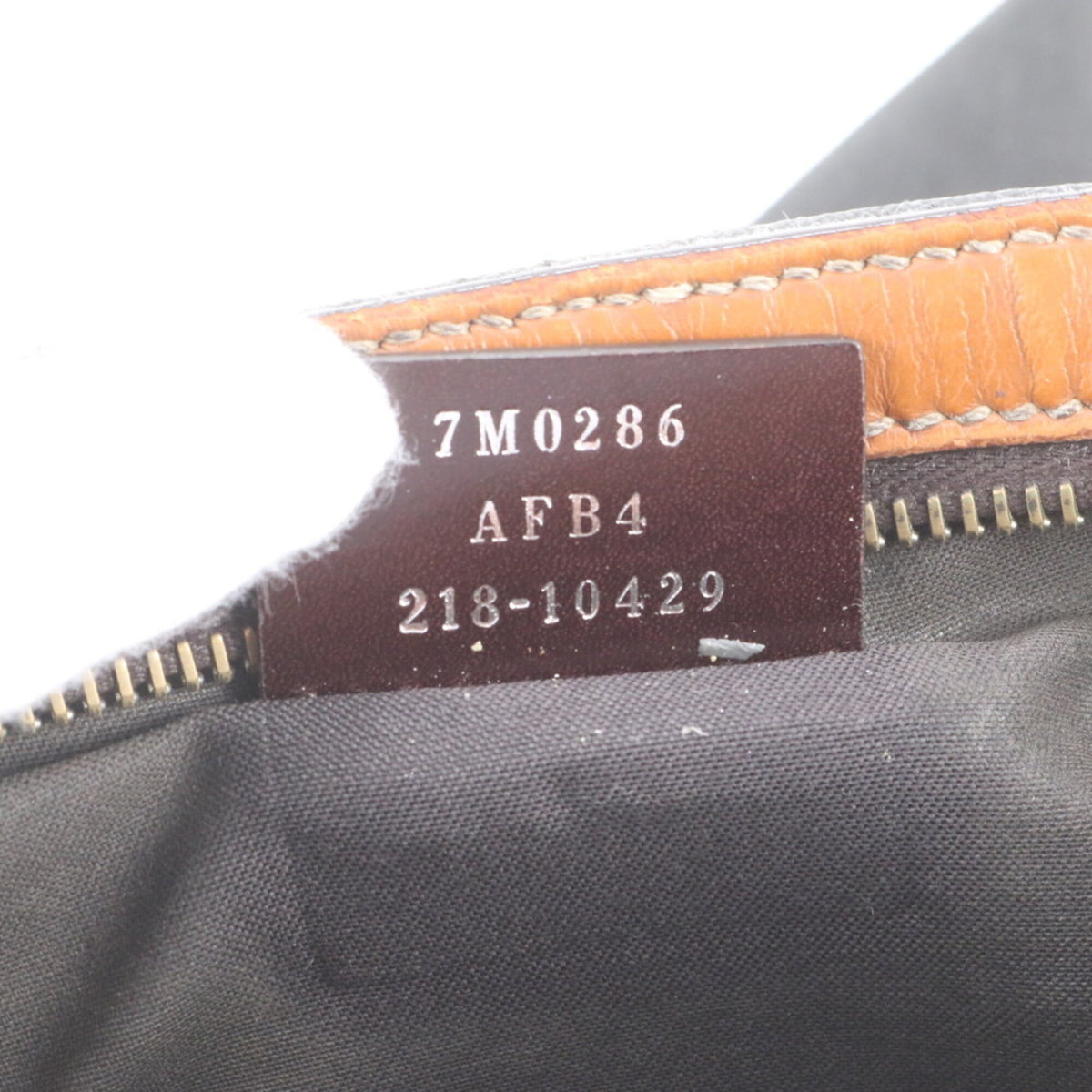 Fendi Black Brown Leather Coated Canvas Messenger Bag Shoulder Bag Tote Bag (Pre-Owned)