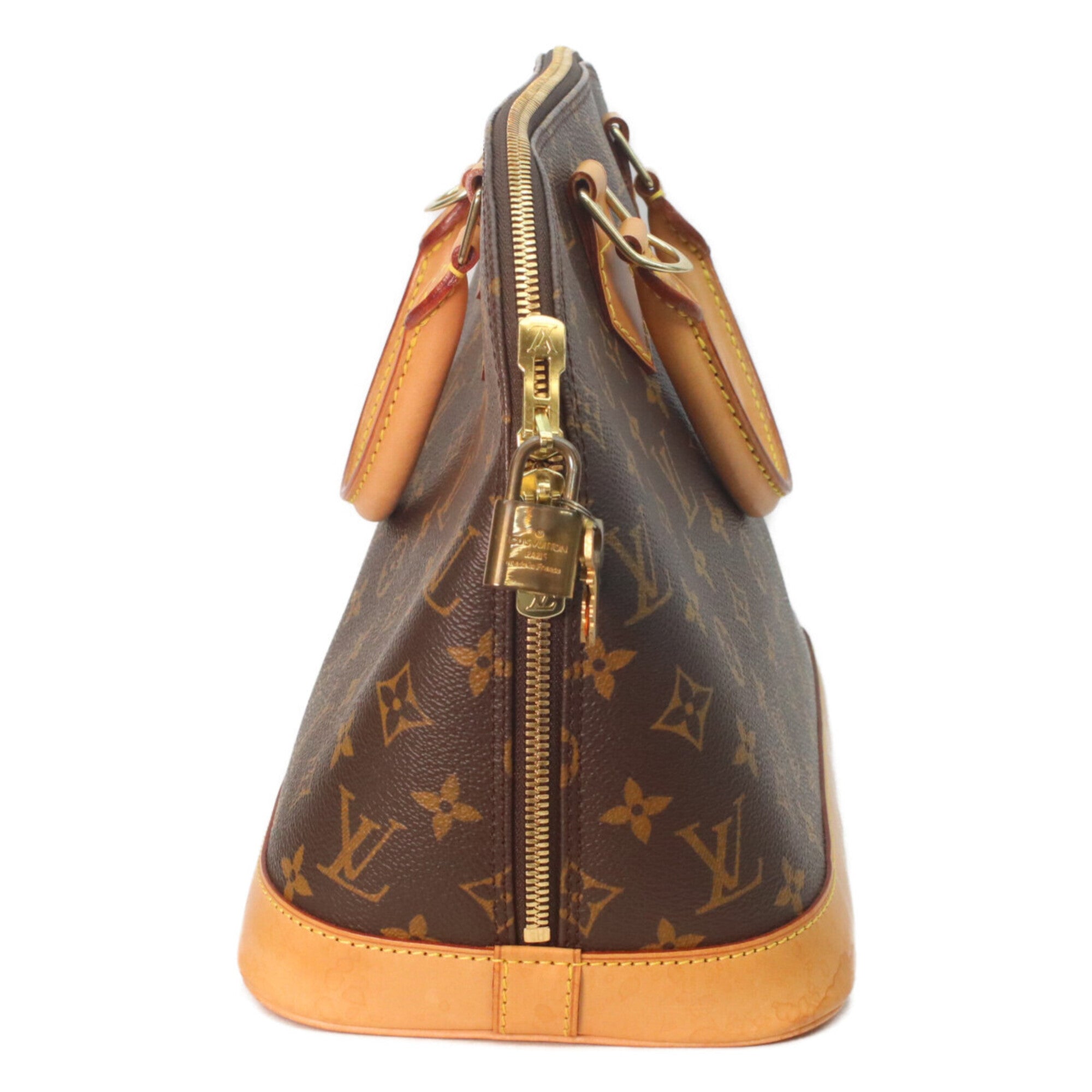 Louis Vuitton Beige Monogram Handbag (Pre-Owned)