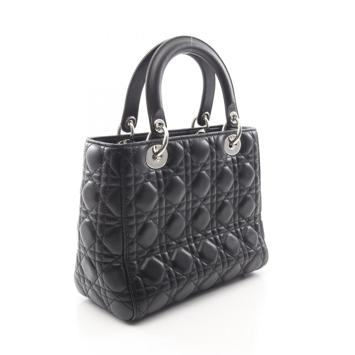 Christian Dior Black Leather Handbag (Pre-Owned)