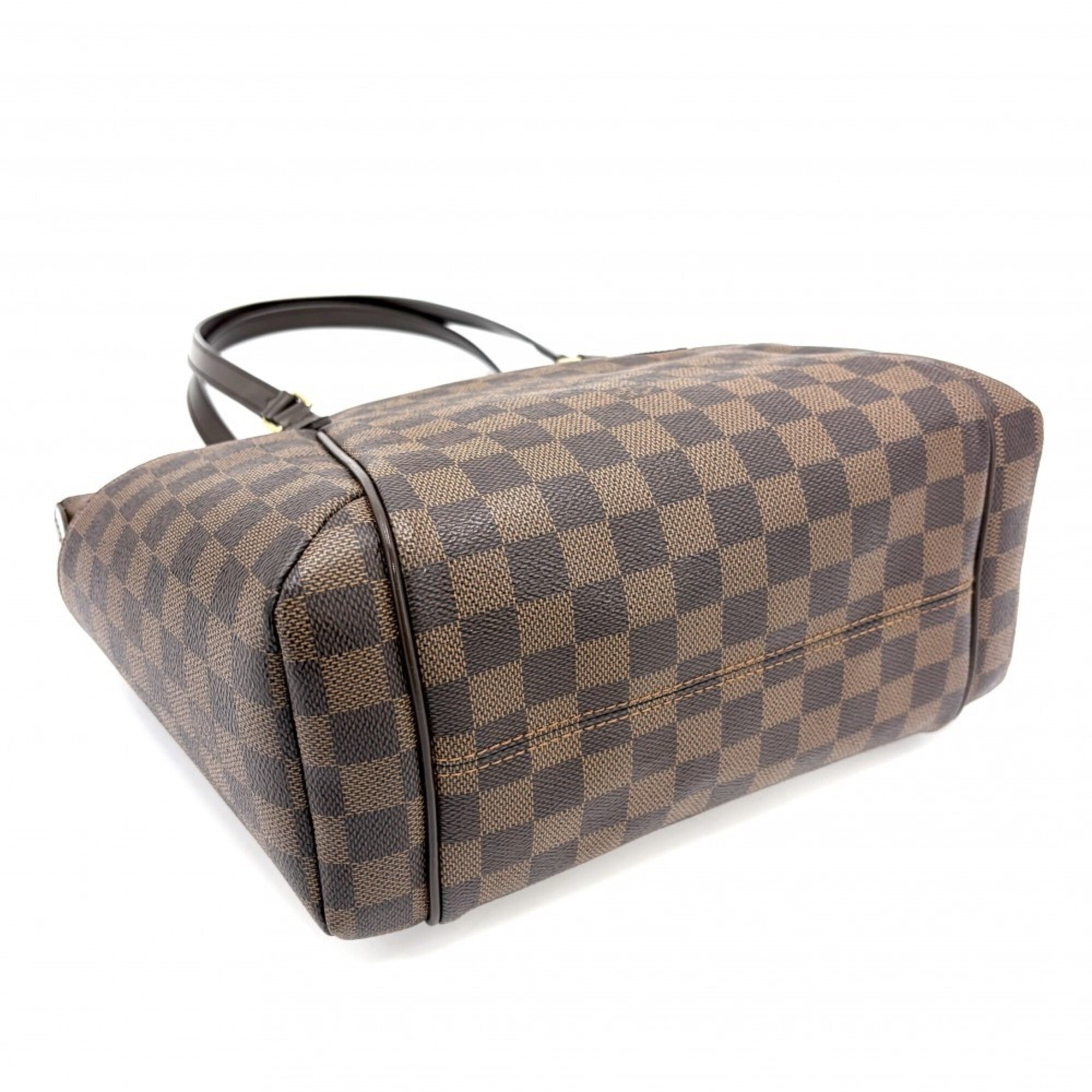 Louis Vuitton Brown Damier Canvas Handbag Tote Bag (Pre-Owned)