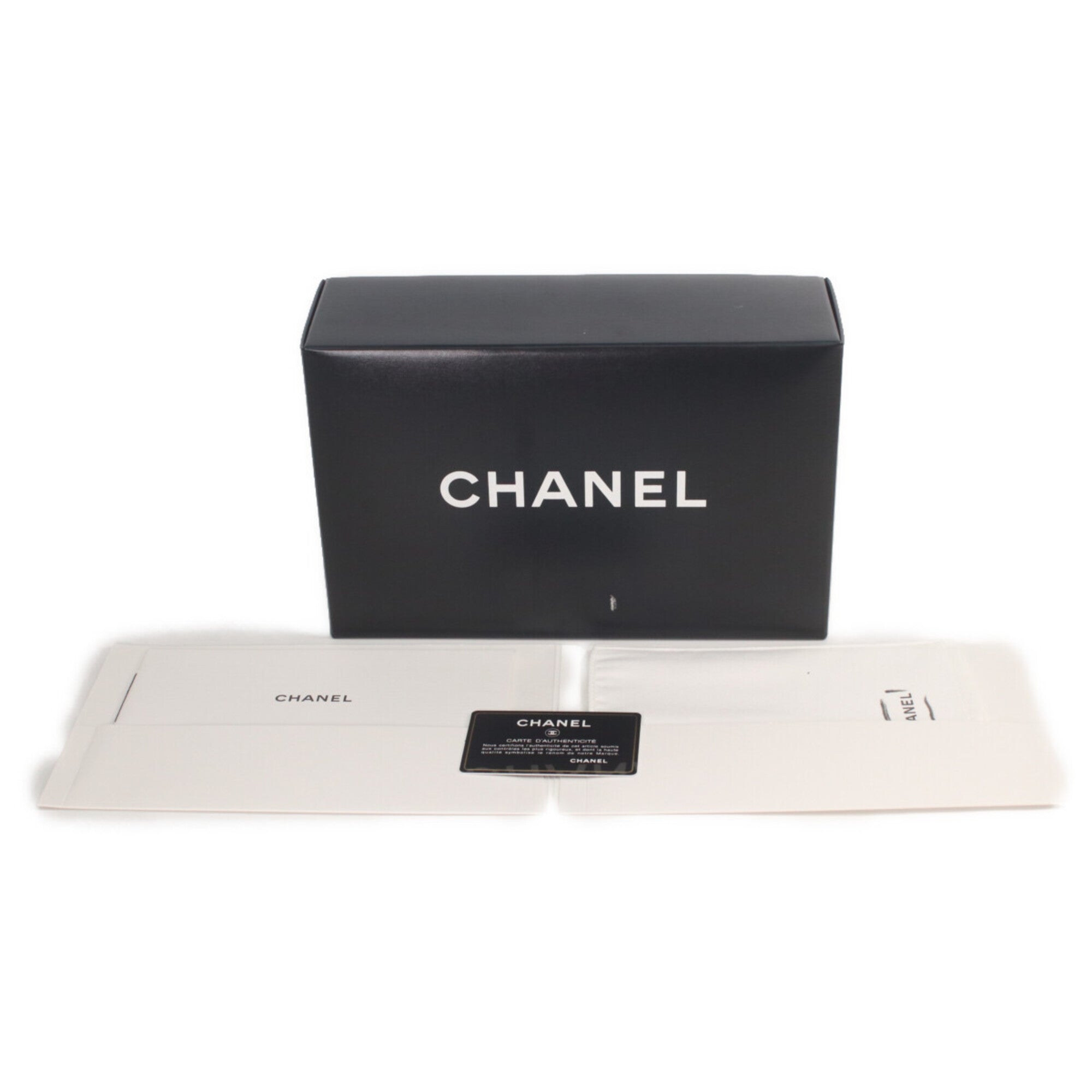 Chanel Light Beige Grained Calfskin Shoulder Bag (Pre-Owned)