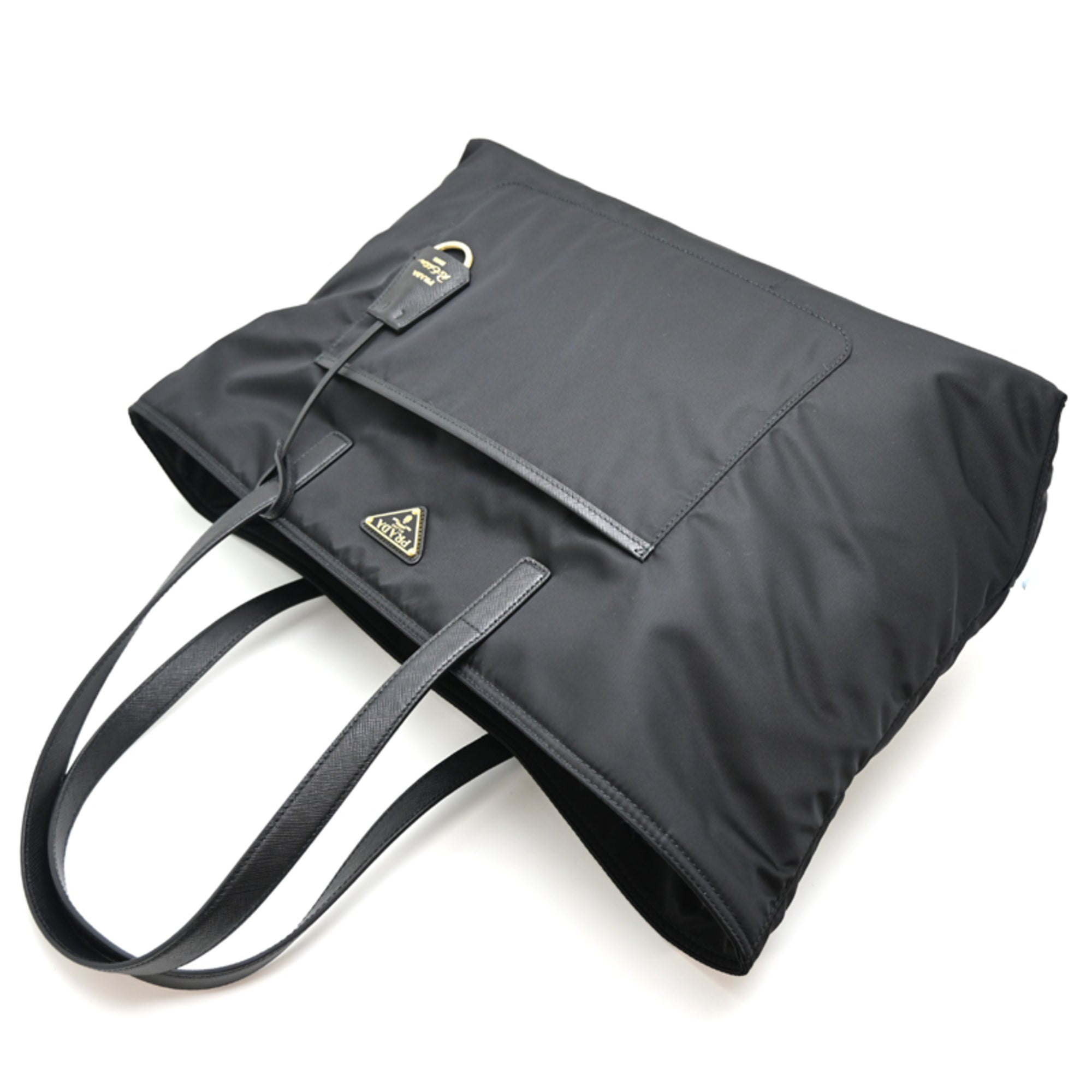 Prada Black Nero Nylon Tote Bag (Pre-Owned)