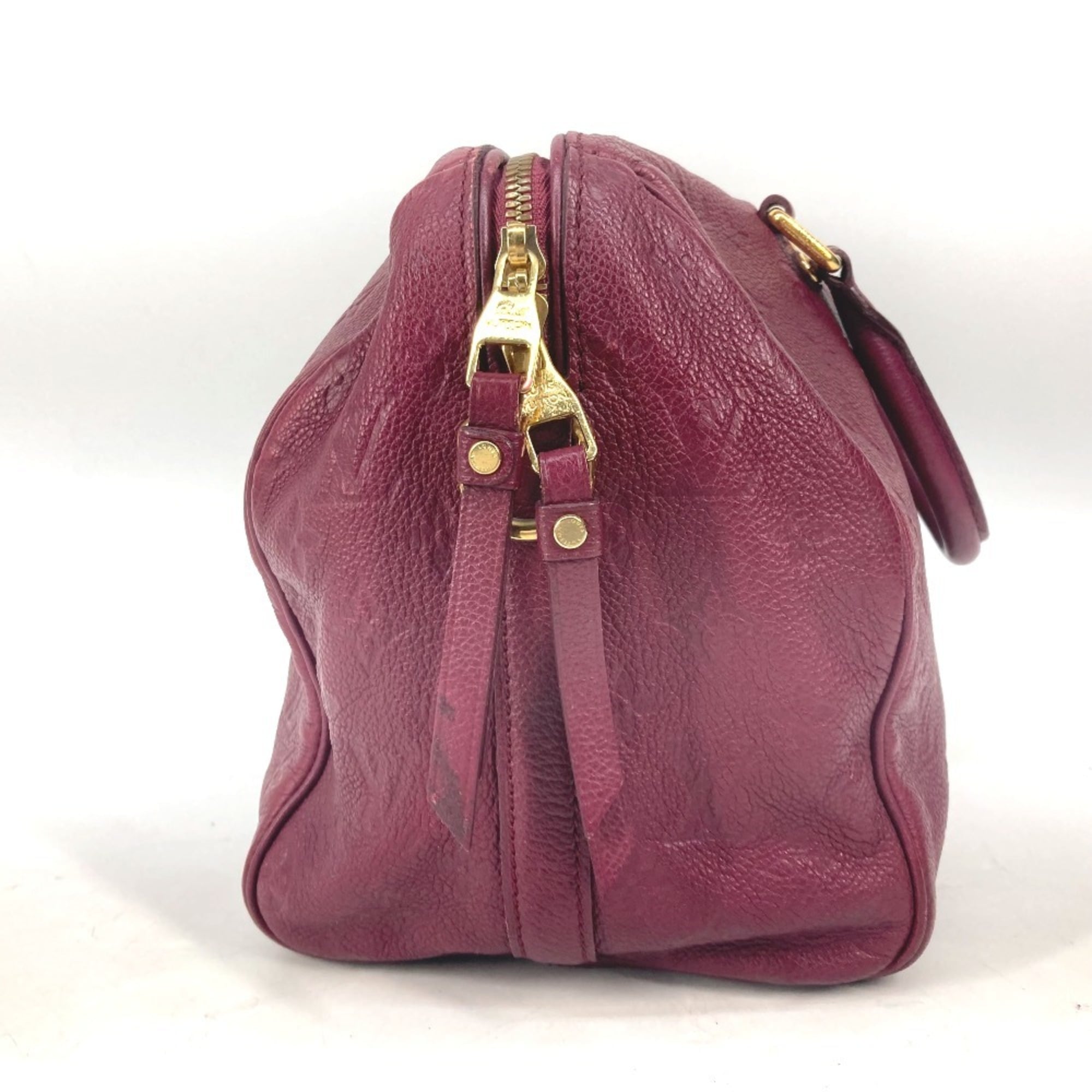 Louis Vuitton Aurore Monogram Empreinte Boston Bag Handbag Shoulder Bag (Pre-Owned)