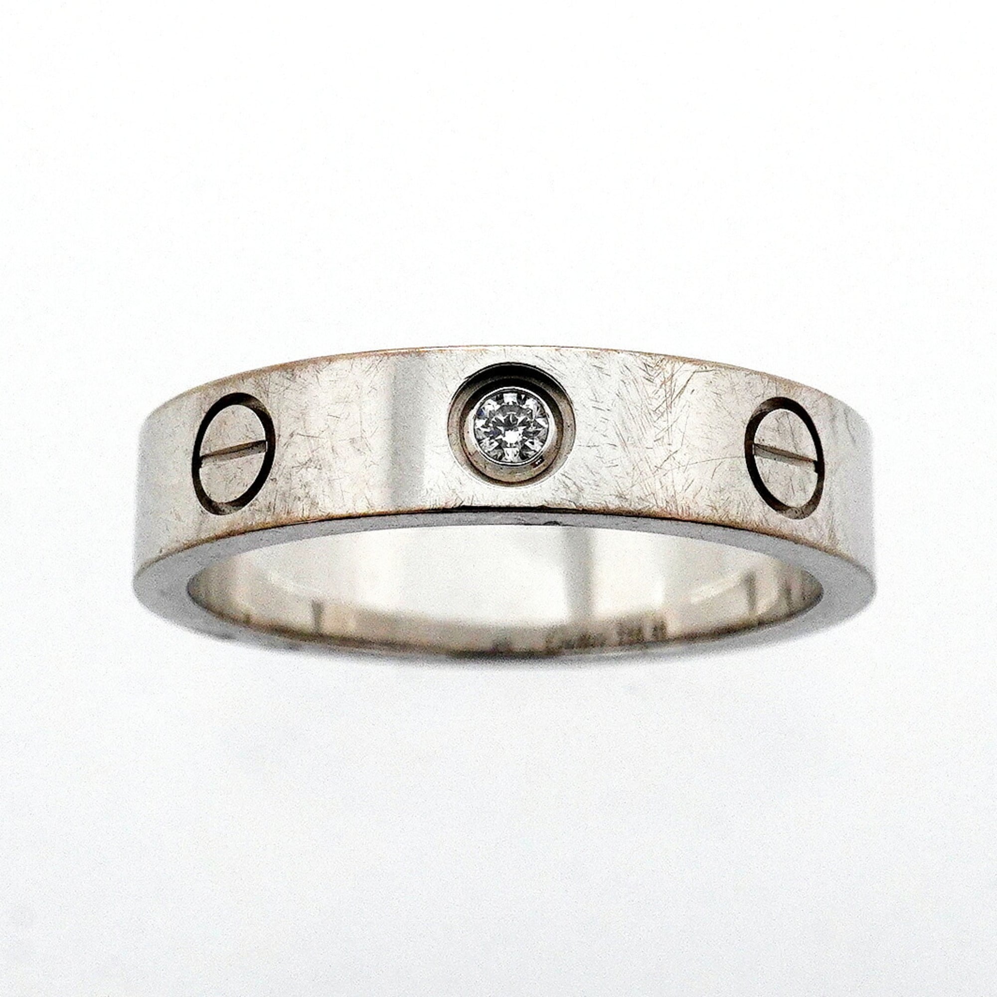 Cartier White Gold (18K) Band Ring (Pre-Owned)