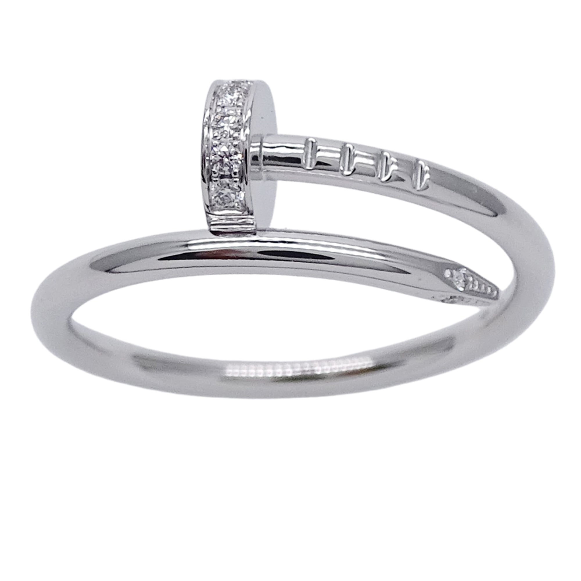 Cartier White Gold White Gold (18K) Band Ring (Pre-Owned)