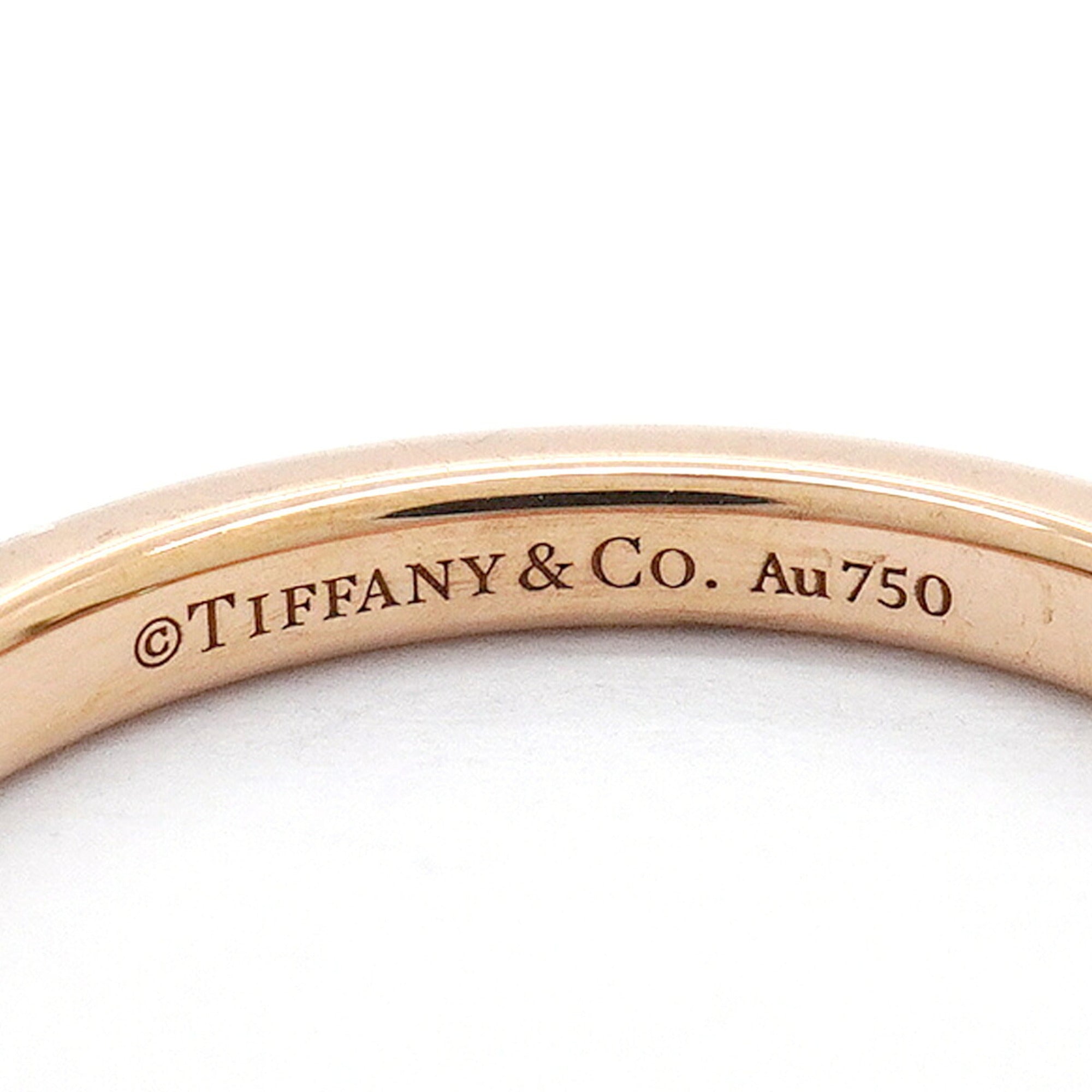 Tiffany Pink Gold (18K) Band Ring (Pre-Owned)
