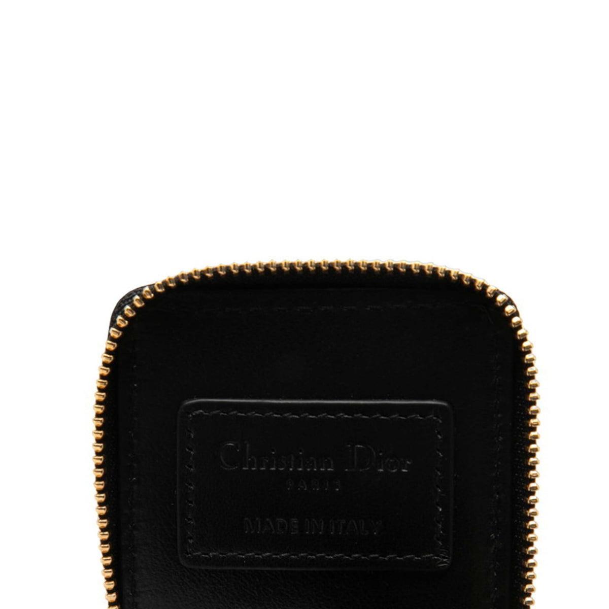 Christian Dior Black Patent Leather Handbag Pouch (Pre-Owned)