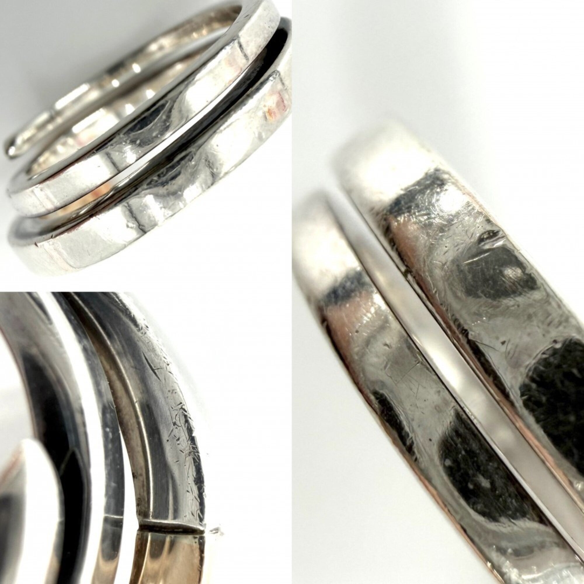 Tiffany Gold Silver Band Ring (Pre-Owned)