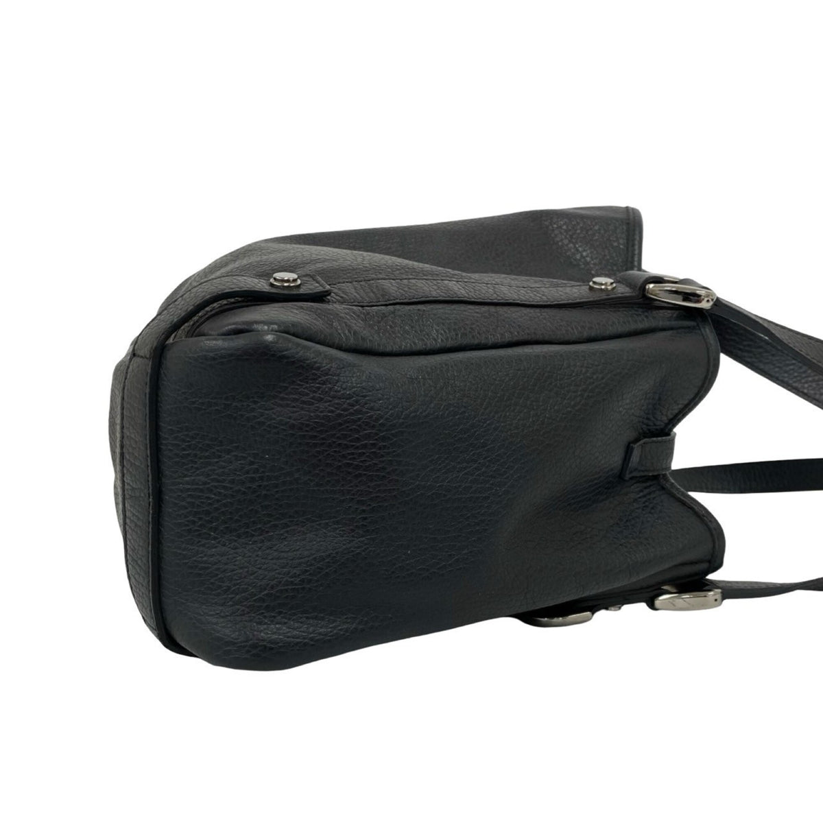 Gucci Black Leather Handbag Shoulder Bag Tote Bag (Pre-Owned)