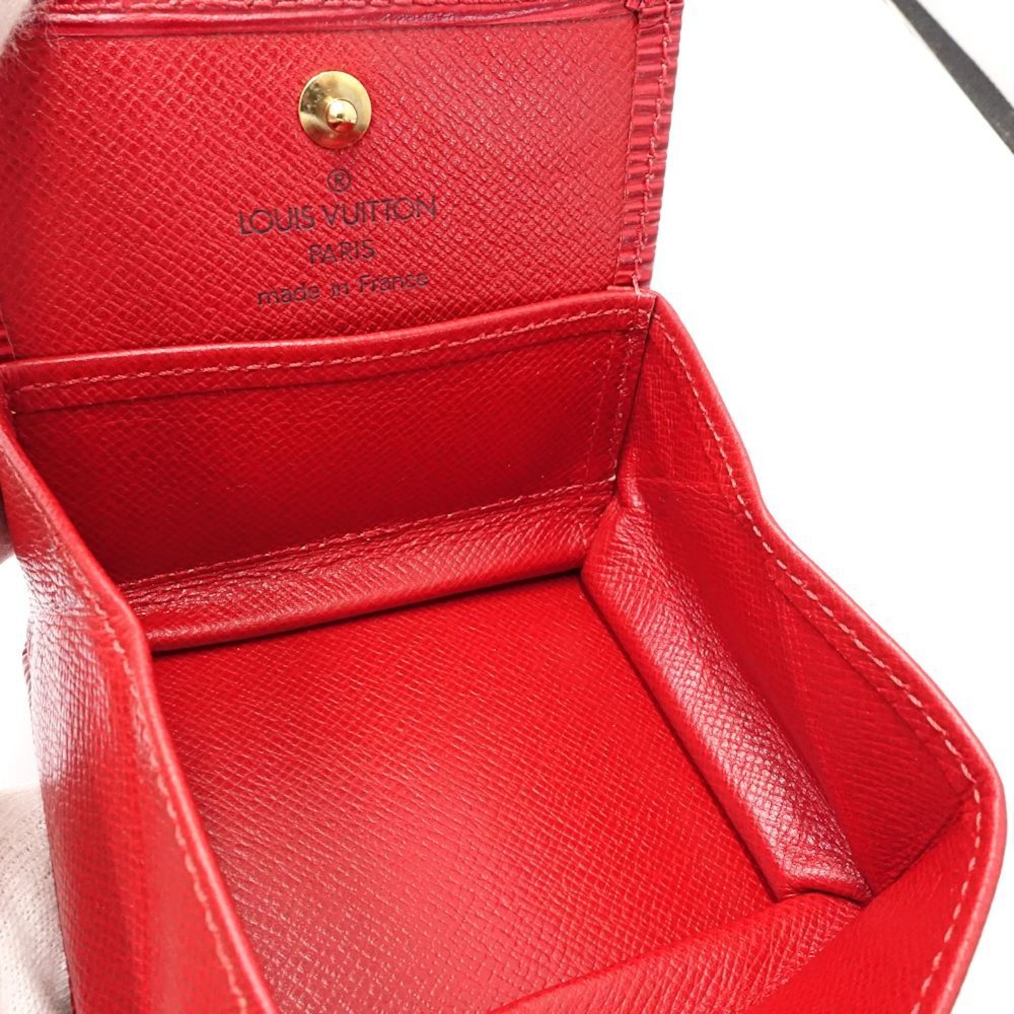 Louis Vuitton Castilian Red Epi Leather Coin Purse/Coin Case (Pre-Owned)