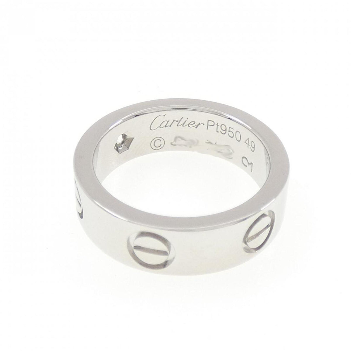 Cartier Platinum 950 Band Ring (Pre-Owned)