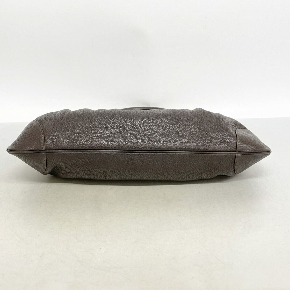 Salvatore Ferragamo Dark Brown Leather Handbag (Pre-Owned)