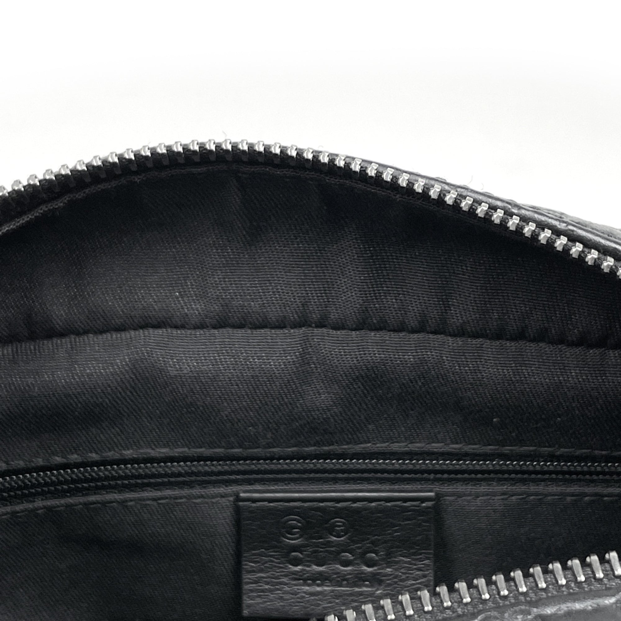 Gucci Black Leather Clutch Bag (Pre-Owned)