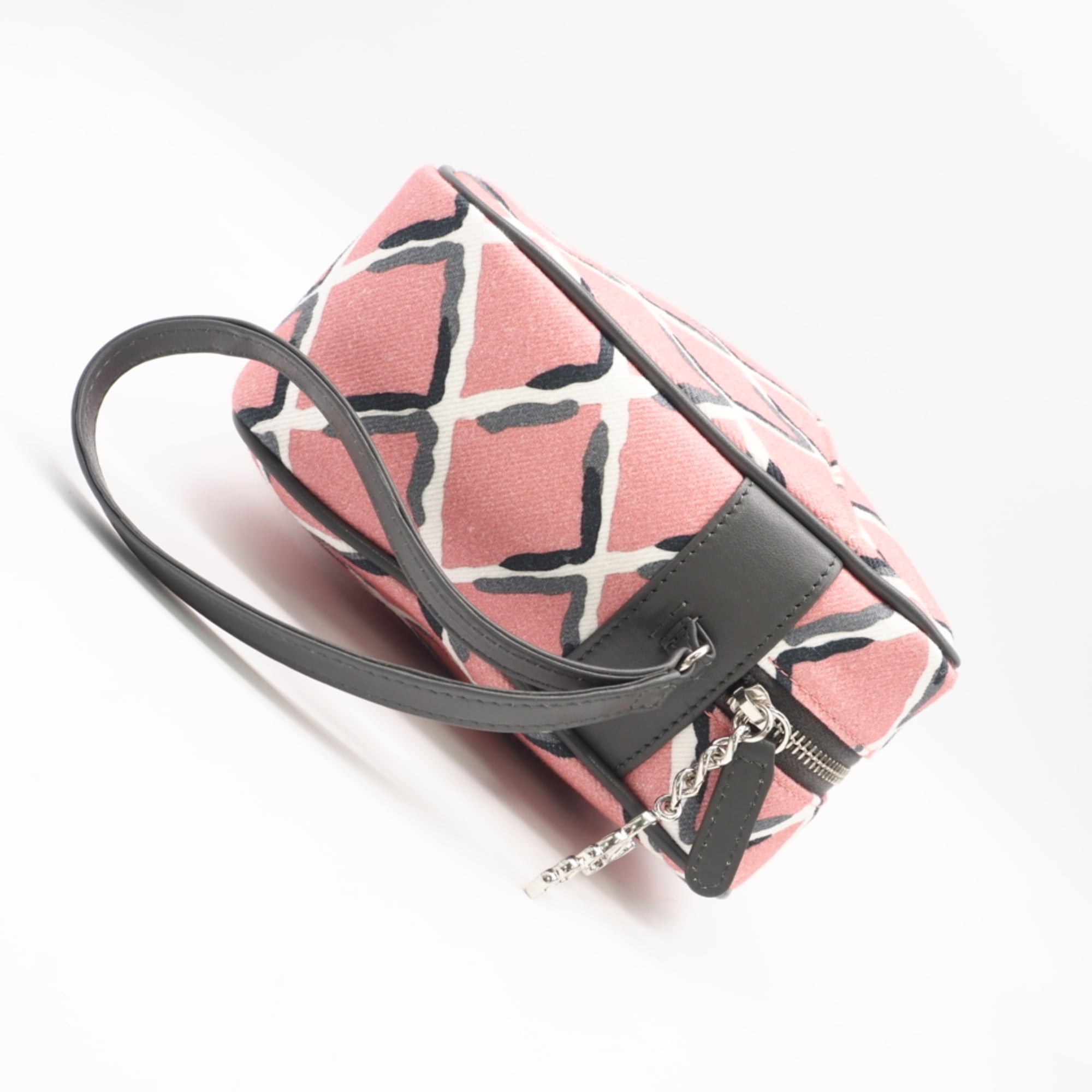 Chanel Multi-Color Pink Canvas Pouch (Pre-Owned)