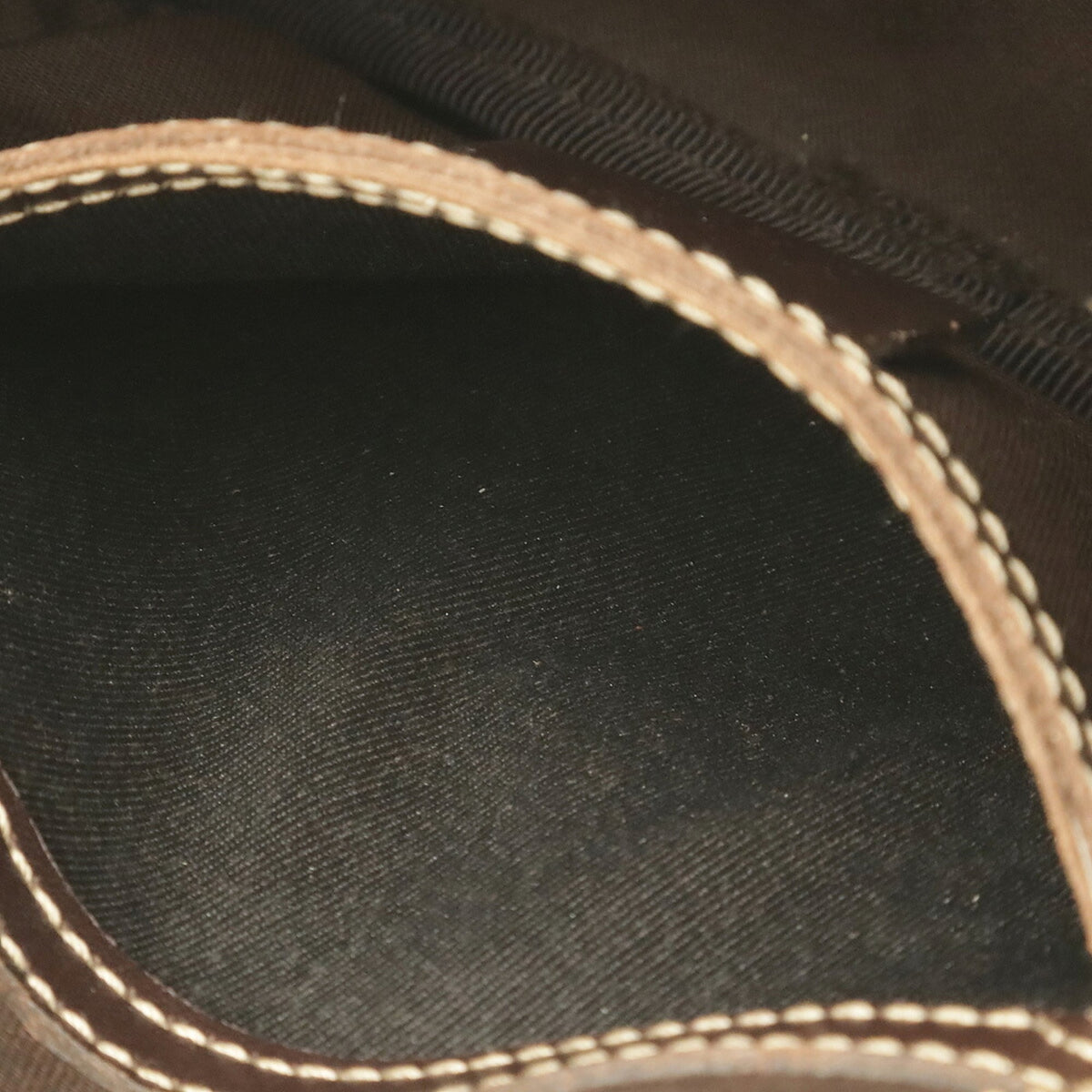 Gucci Beige Dark Brown Khaki Gg Supreme Canvas Leather Pochette Shoulder Bag (Pre-Owned)