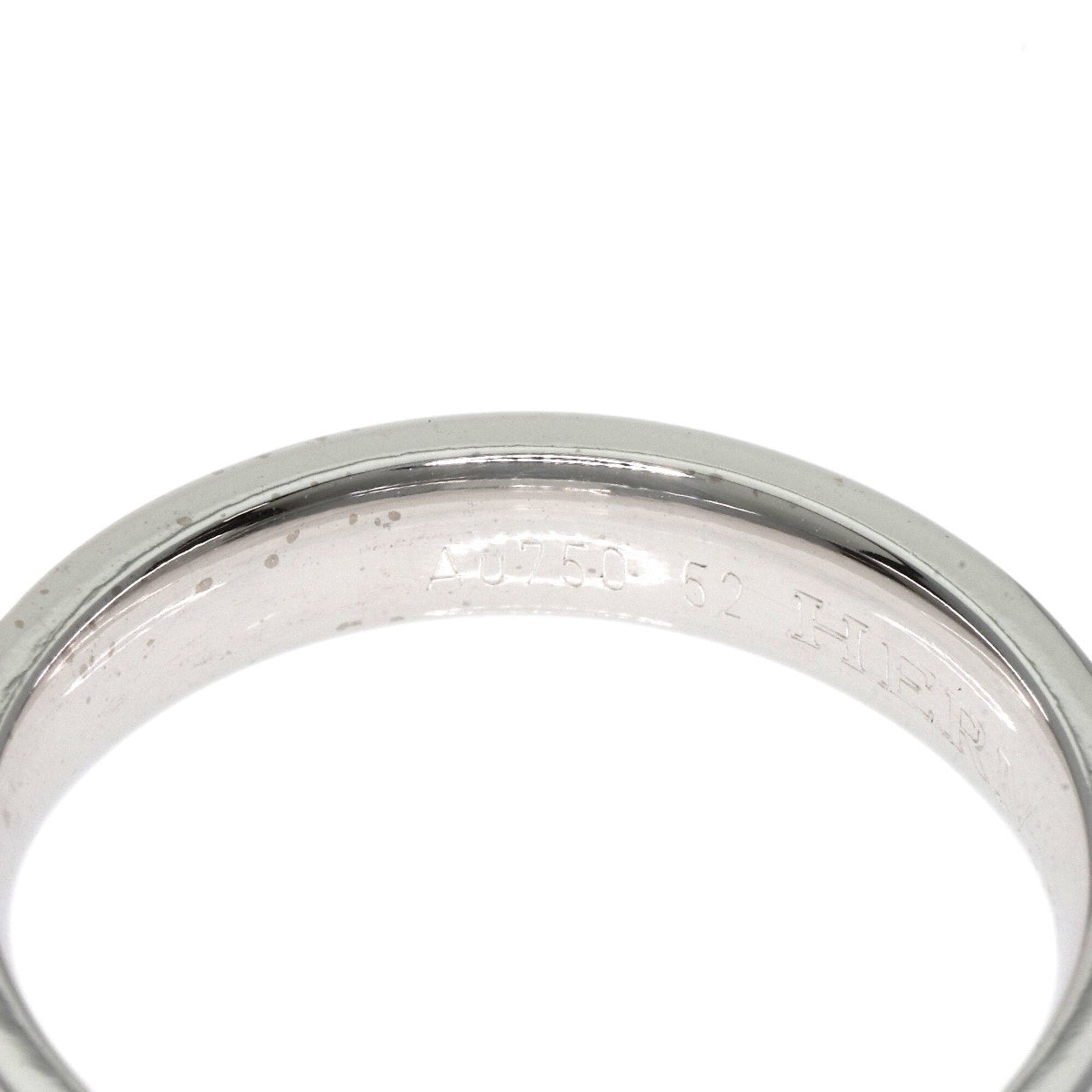 Hermes White Gold (18K) Band Ring (Pre-Owned)