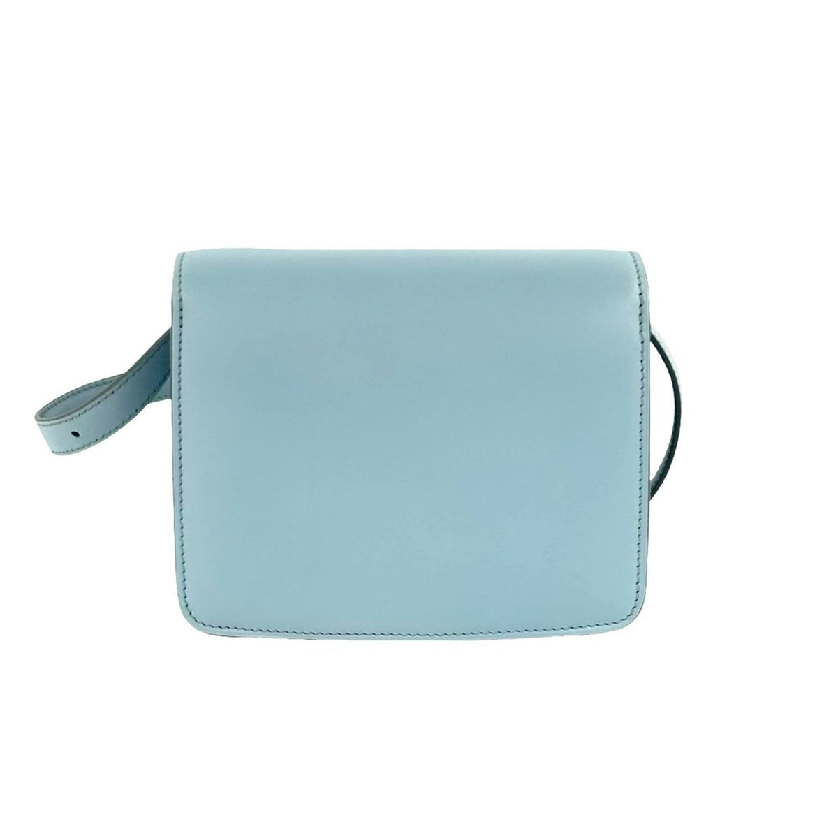 Celine Blue Leather Pochette Shoulder Bag (Pre-Owned)