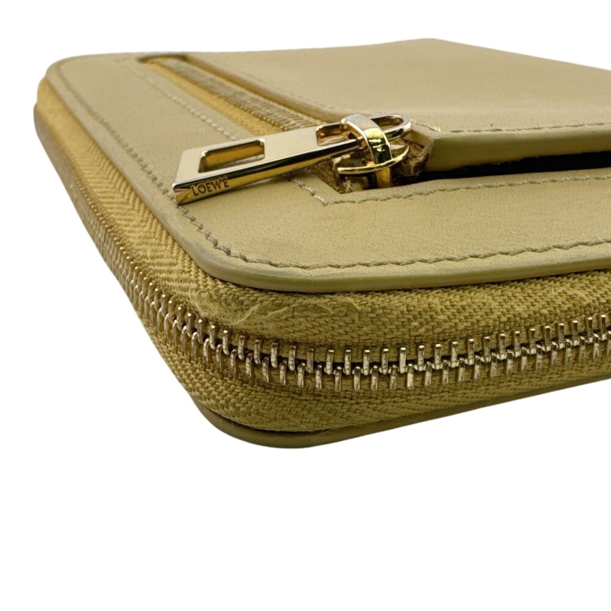 Loewe Yellow Leather Wallet (Bi-Fold) (Pre-Owned)