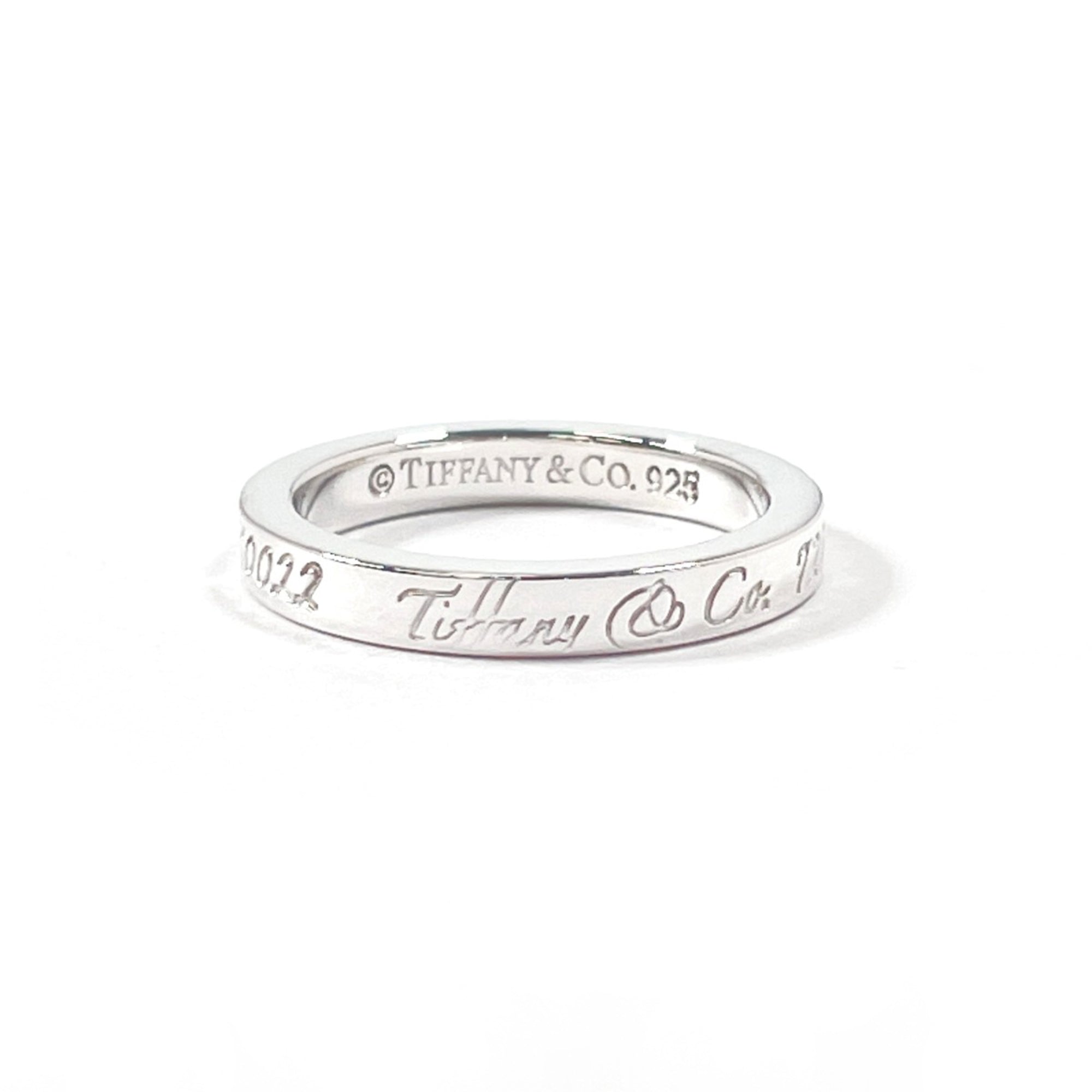 Tiffany Silver Silver 925 Band Ring (Pre-Owned)
