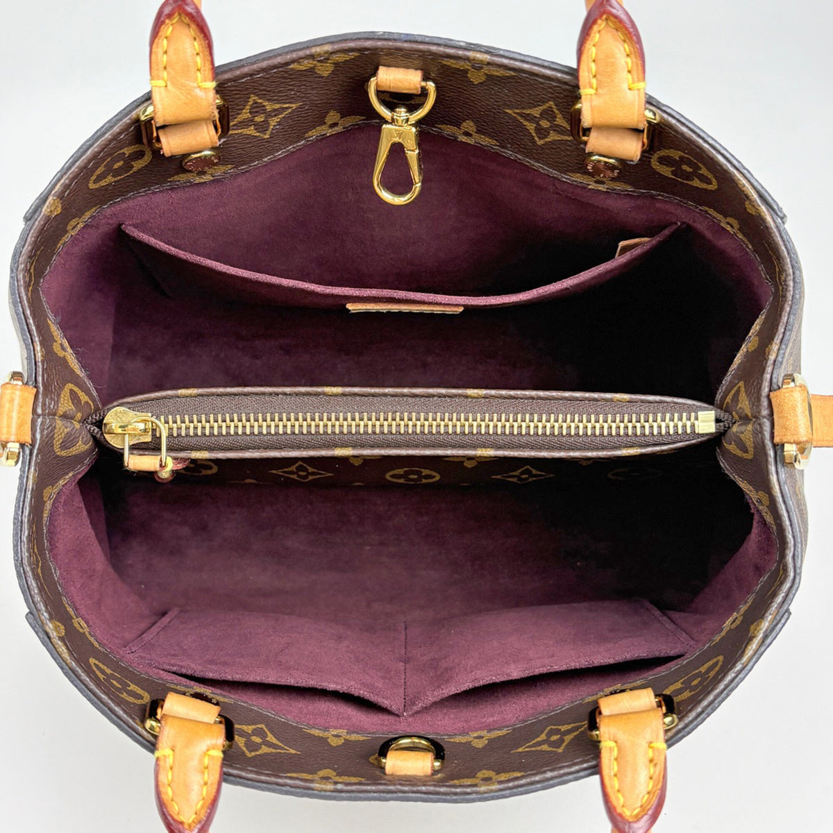 Louis Vuitton Brown Monogram Handbag Shoulder Bag (Pre-Owned)