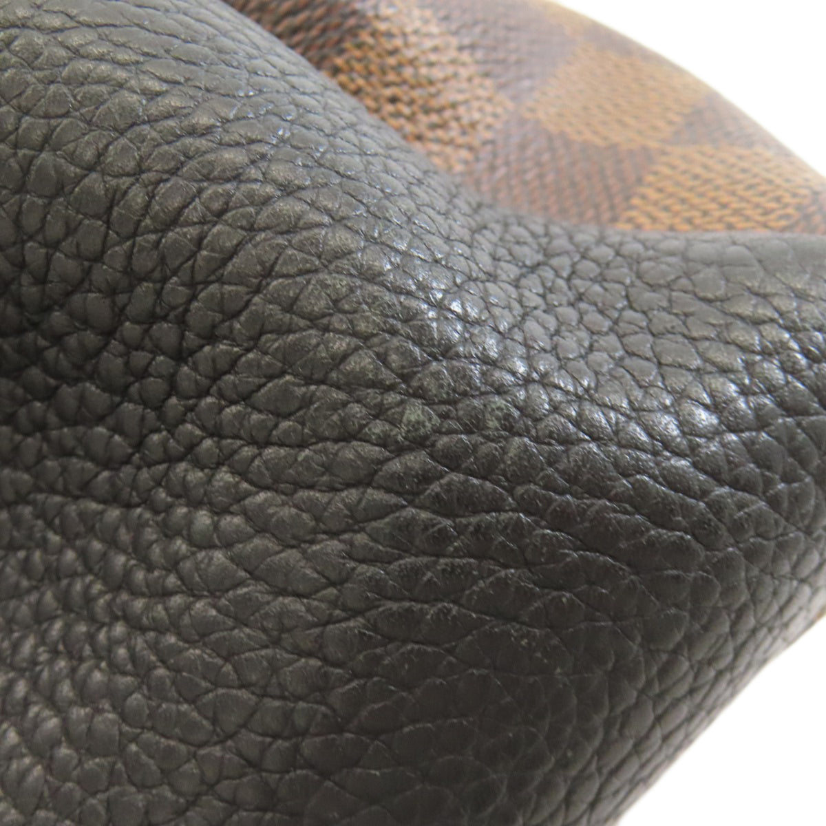 Louis Vuitton Black Damier Canvas Ebene Damier Canvas Handbag (Pre-Owned)