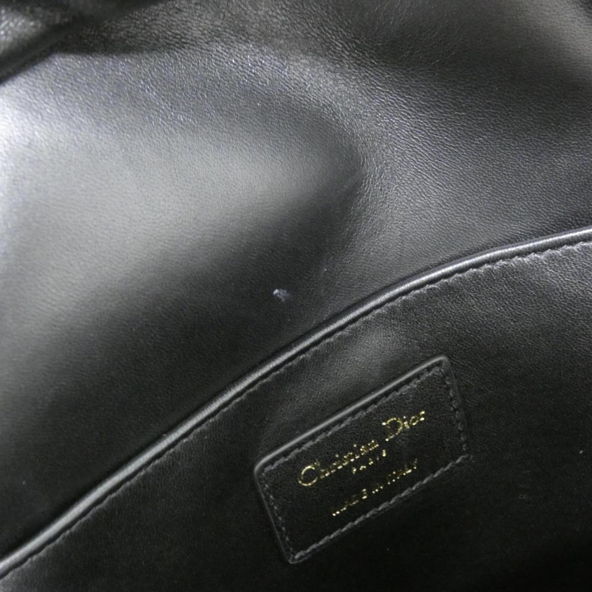 Christian Dior Black Leather Backpack (Pre-Owned)
