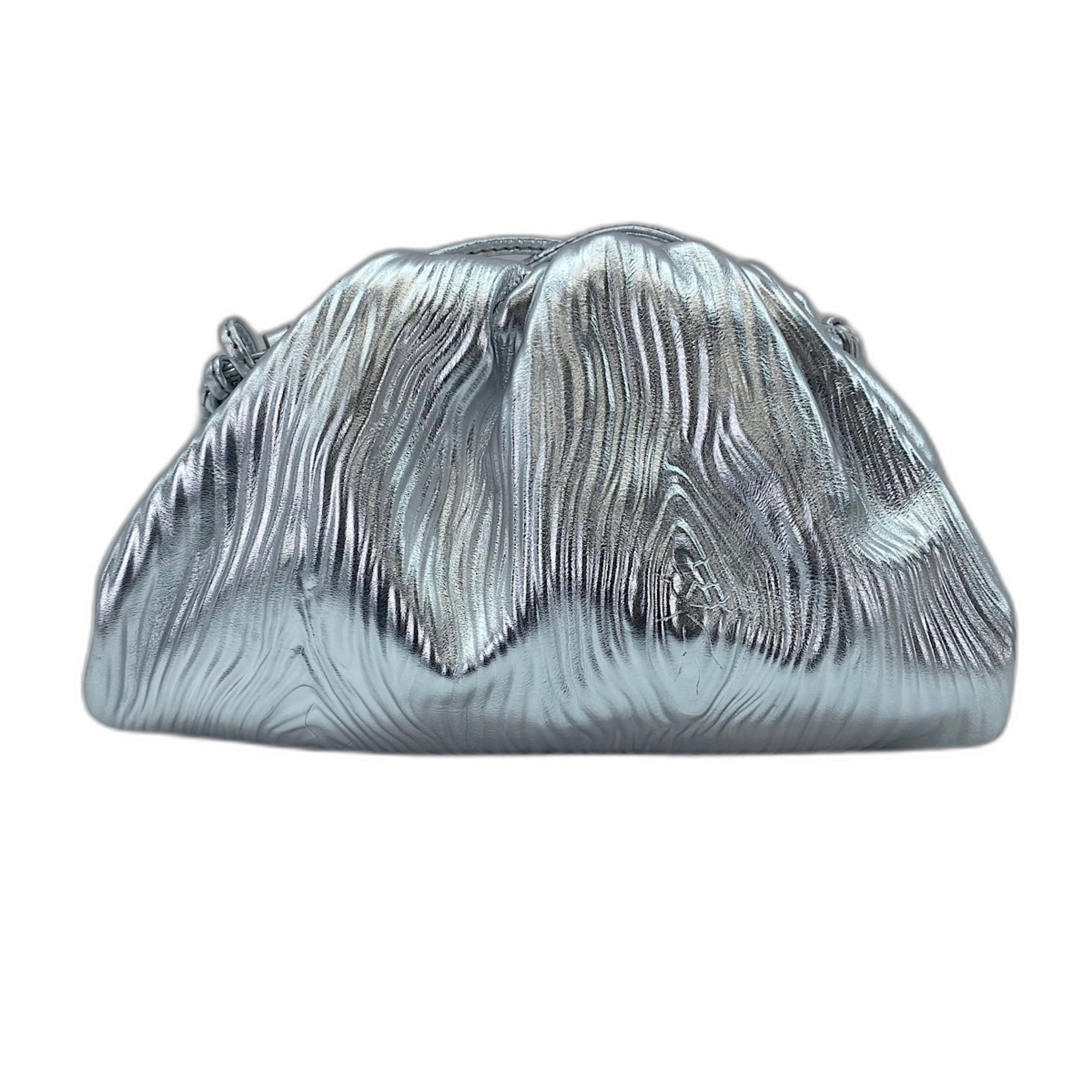 Bottega Veneta Silver Pouch (Pre-Owned)