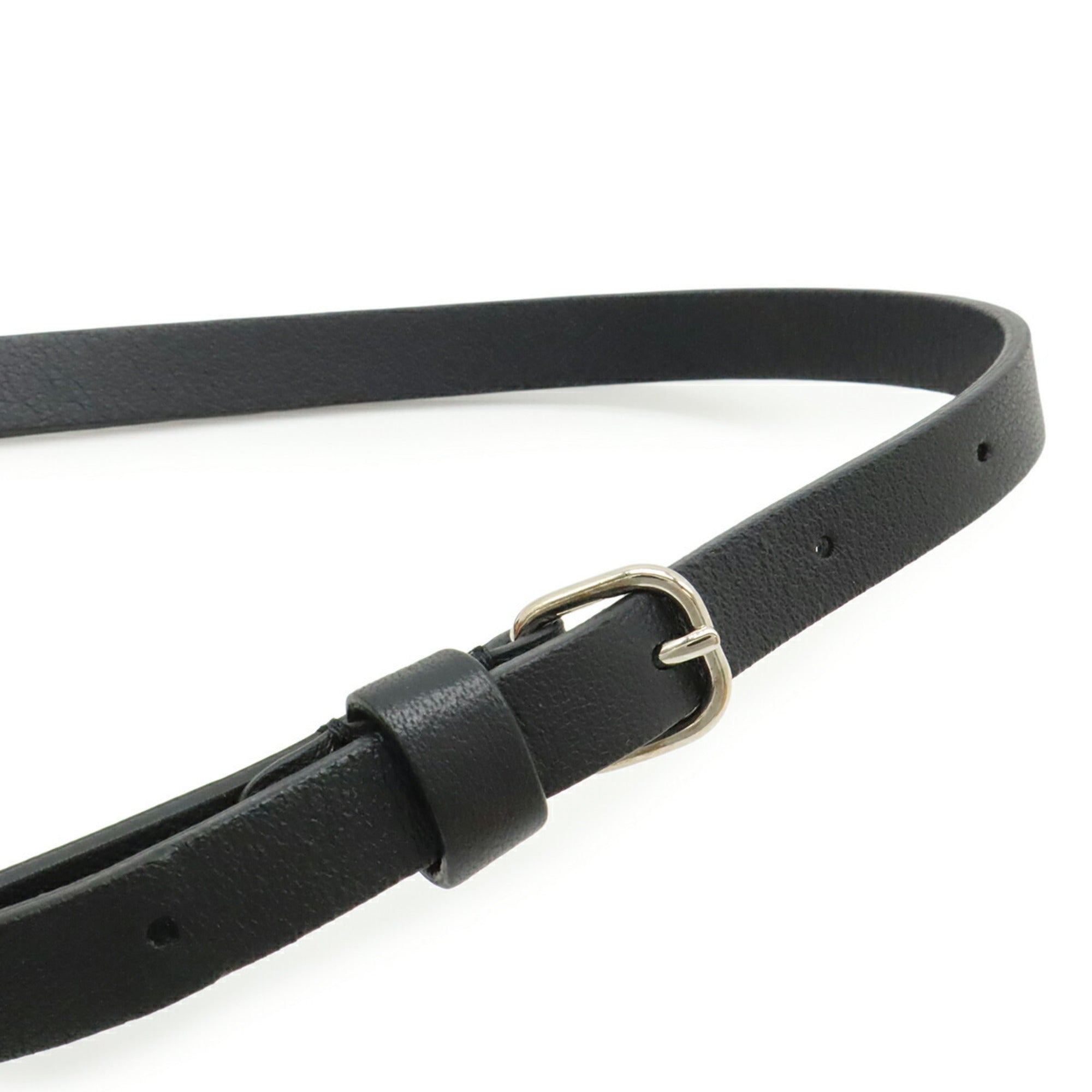 Balenciaga Black Leather Pochette Shoulder Bag (Pre-Owned)
