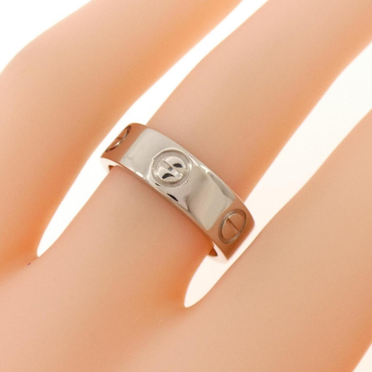 Cartier Love White Gold (18K) Band Ring (Pre-Owned)