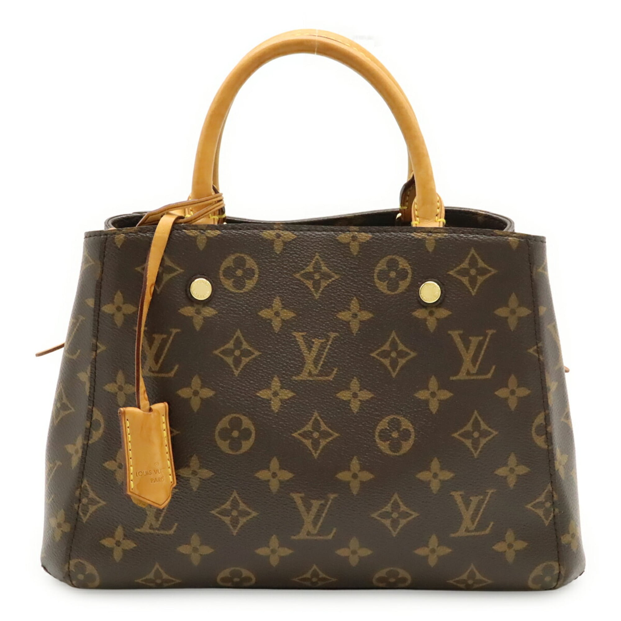 Louis Vuitton Brown Monogram Monogram Canvas Pvc Handbag Shoulder Bag (Pre-Owned)