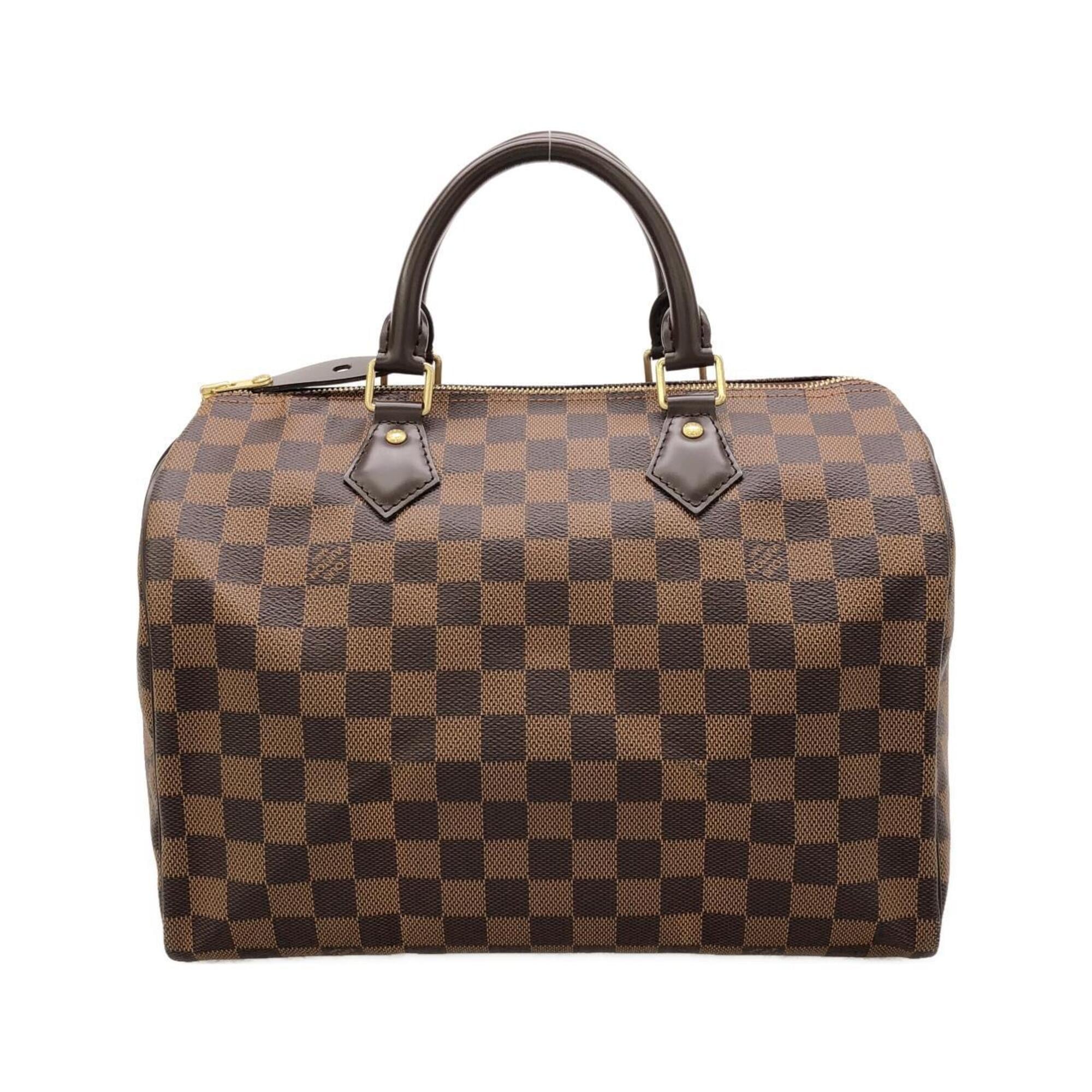 Louis Vuitton Ebene Coated Canvas Boston Bag (Pre-Owned)