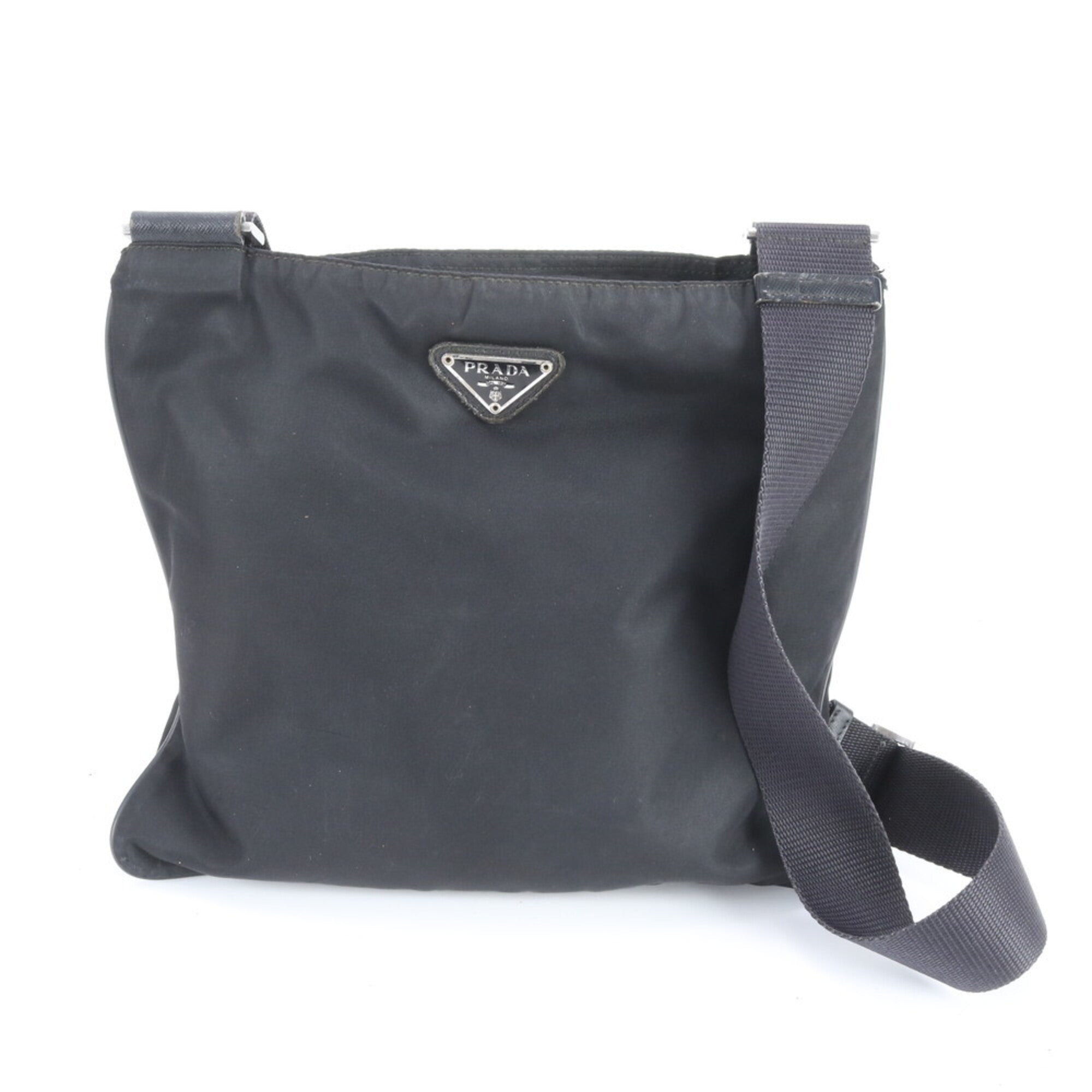 Prada Black Nylon Shoulder Bag (Pre-Owned)