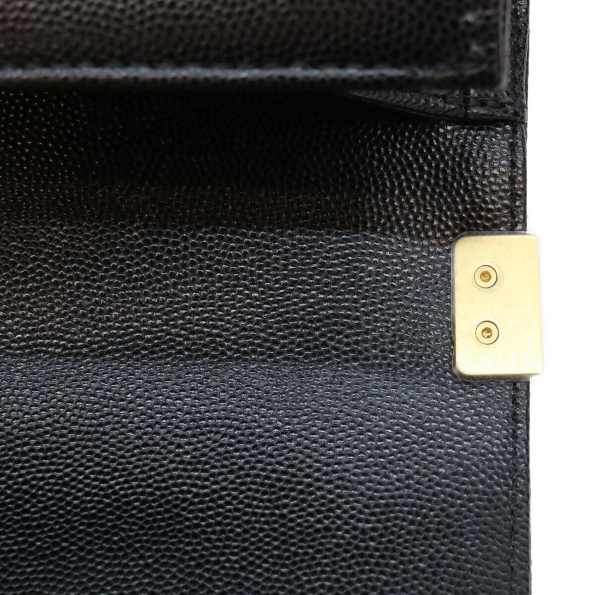 Chanel Black Grained Calfskin Shoulder Bag (Pre-Owned)