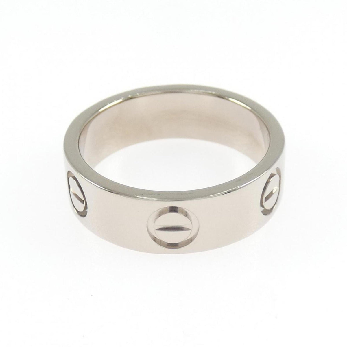 Cartier White Gold White Gold (18K) Band Ring (Pre-Owned)