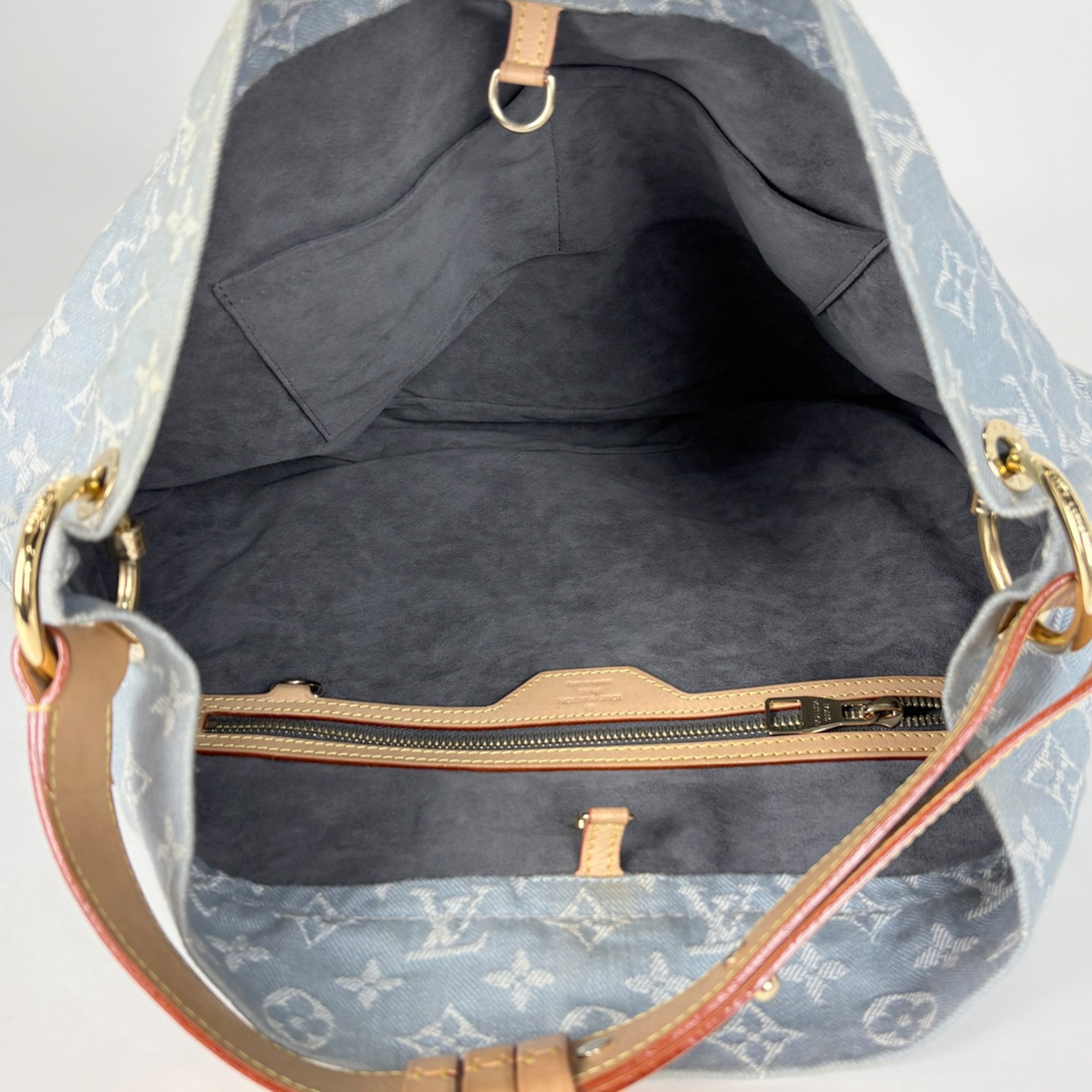Louis Vuitton Monogram Denim Monogram Denim Shoulder Bag (Pre-Owned)