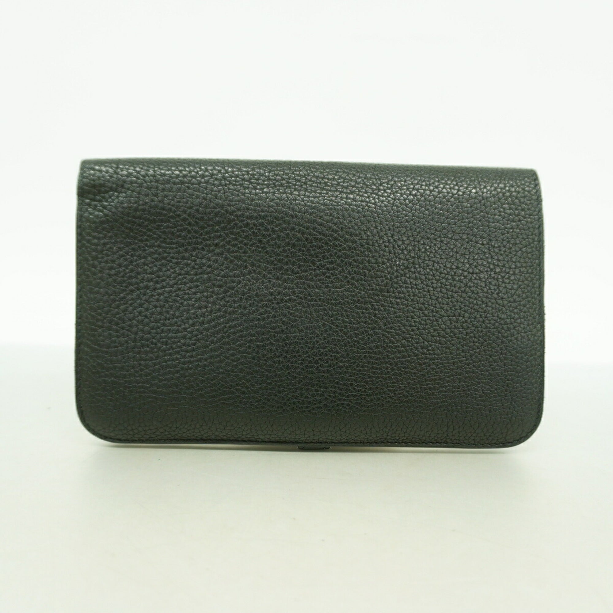 Hermes Black Togo Leather Long Wallet (Bi-Fold) (Pre-Owned)