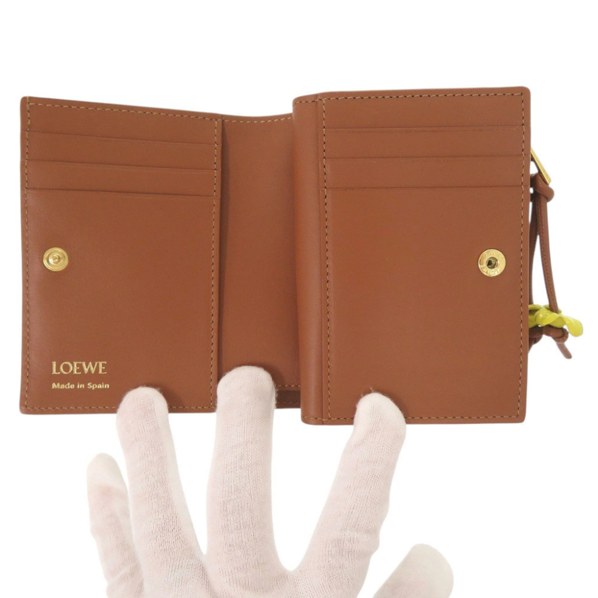 Loewe Brown Leather Wallet (Bi-Fold) (Pre-Owned)