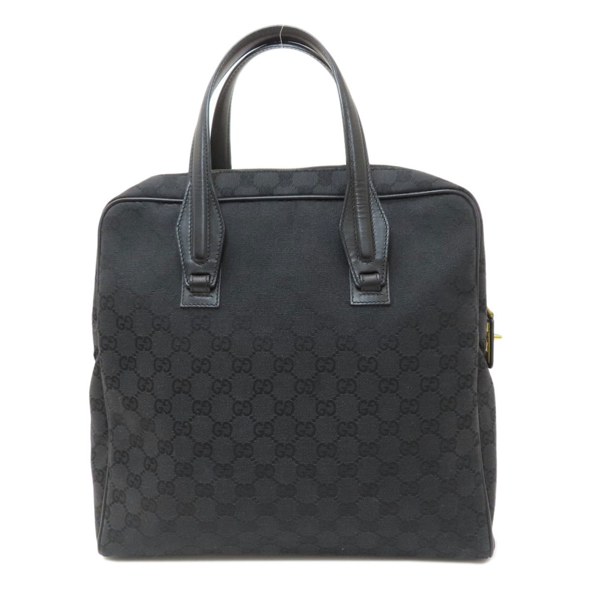 Gucci Black Canvas Tote Bag (Pre-Owned)
