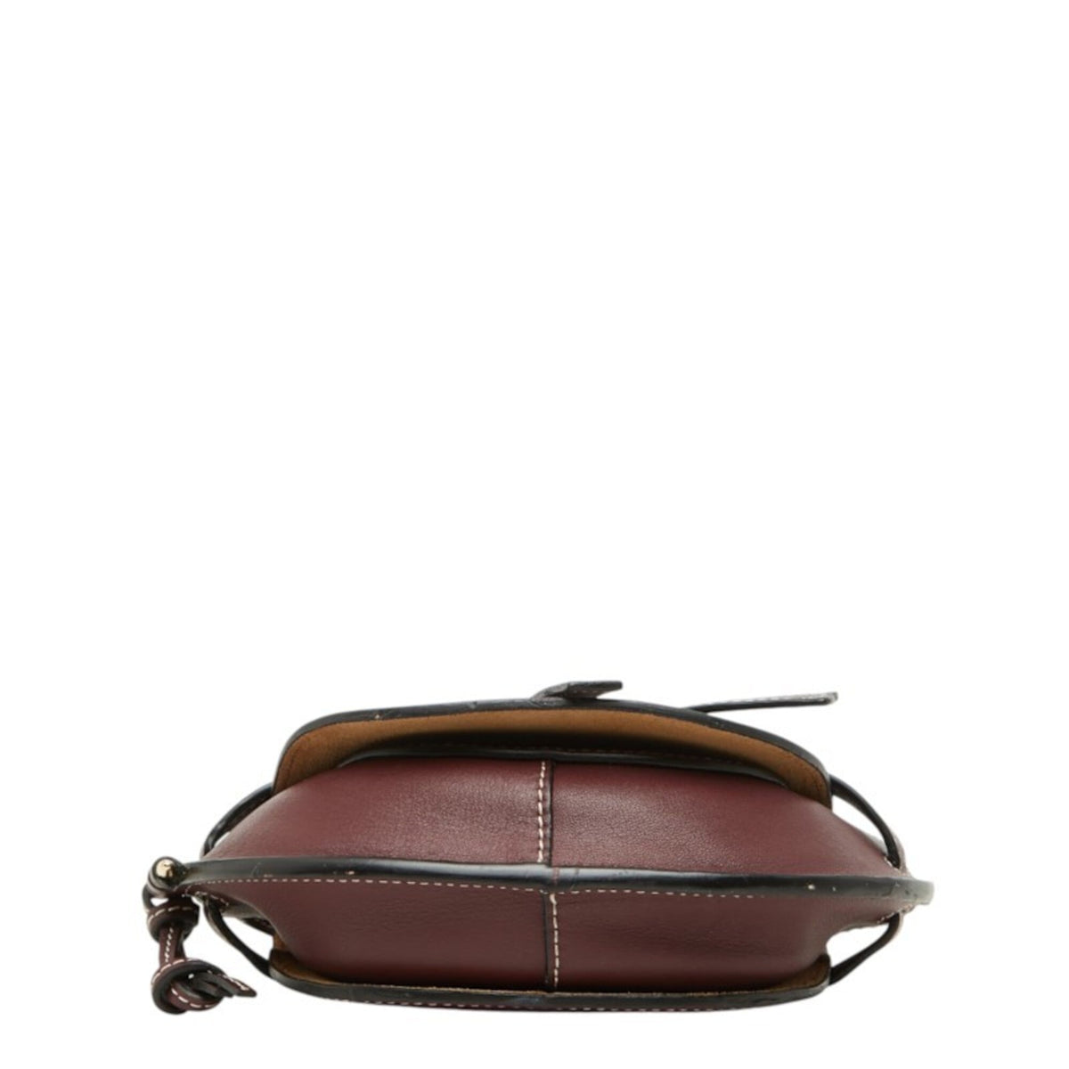 Loewe Bordeaux Leather Shoulder Bag (Pre-Owned)