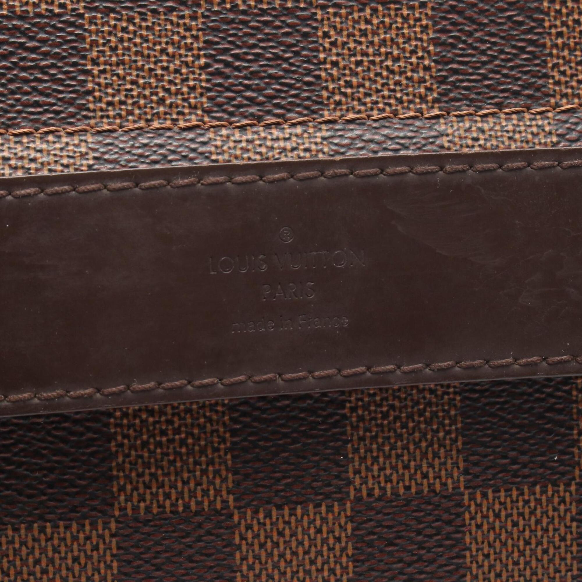 Louis Vuitton Brown Damier Canvas Coated Canvas Leather Shoulder Bag (Pre-Owned)