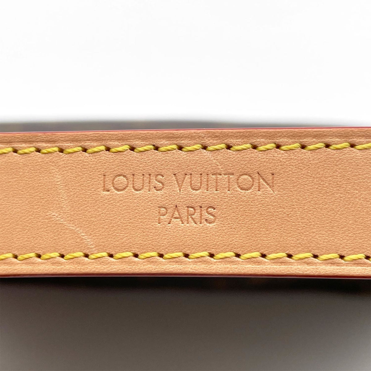 Louis Vuitton Beige Brown Pvc Leather Handbag (Pre-Owned)