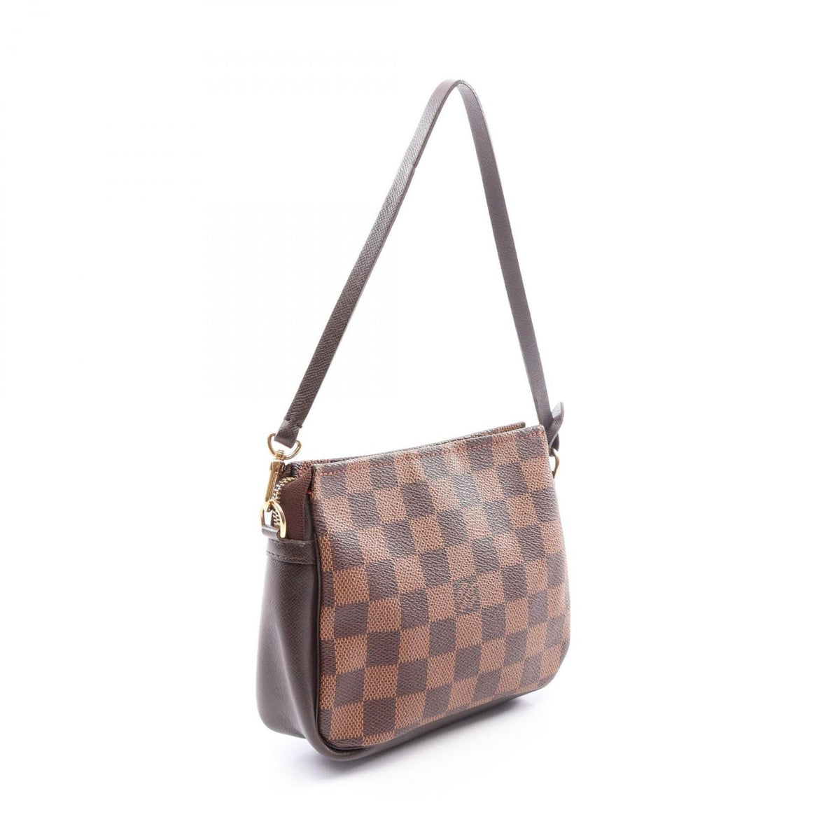 Louis Vuitton Brown Damier Canvas Coated Canvas Leather Handbag (Pre-Owned)